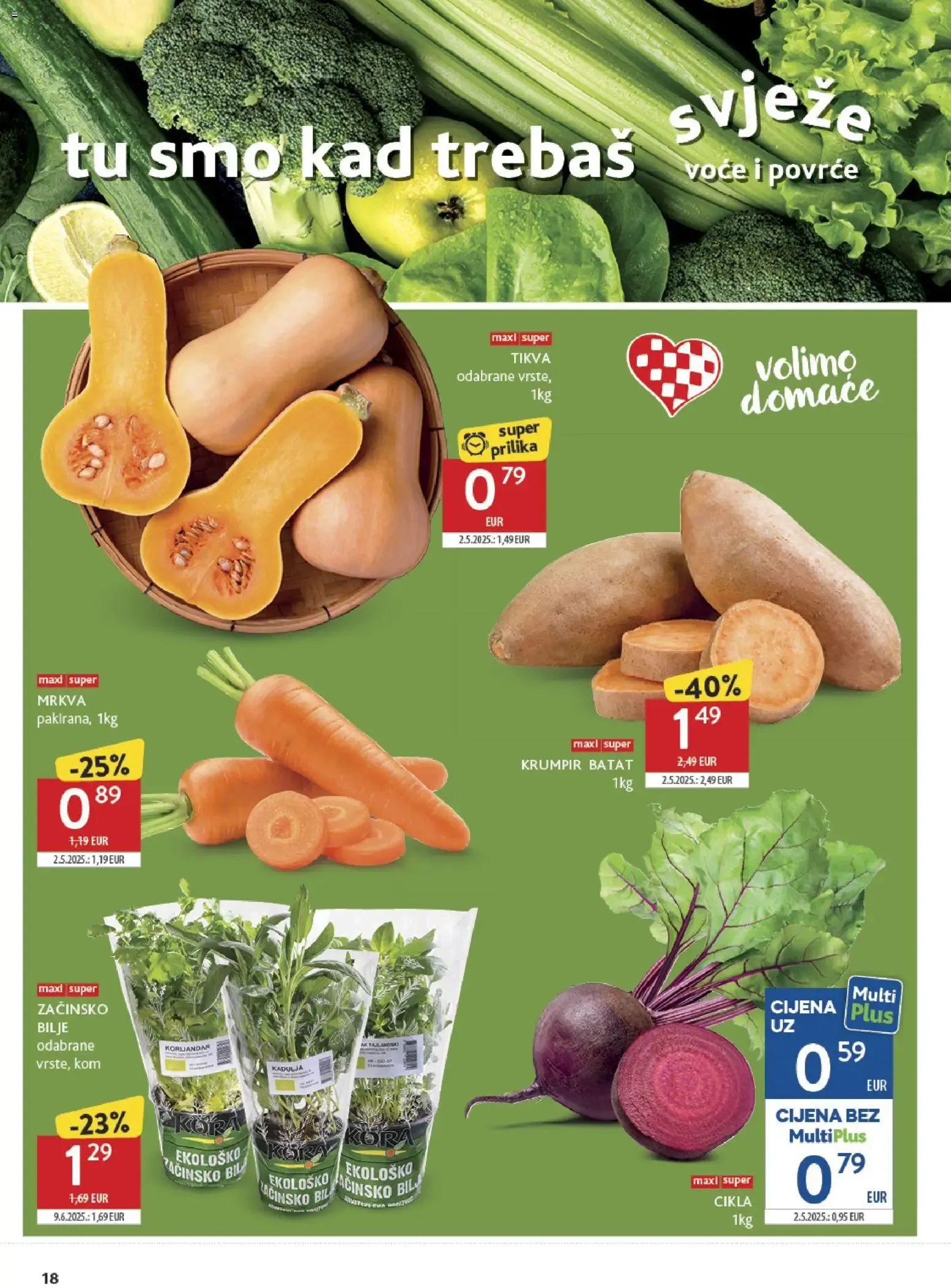 Katalog Konzum Katalog novi od 23.09.2026 na listanje > letak digitalni od 23. rujna do 29. rujna 2026. - Pregled Stranica 18