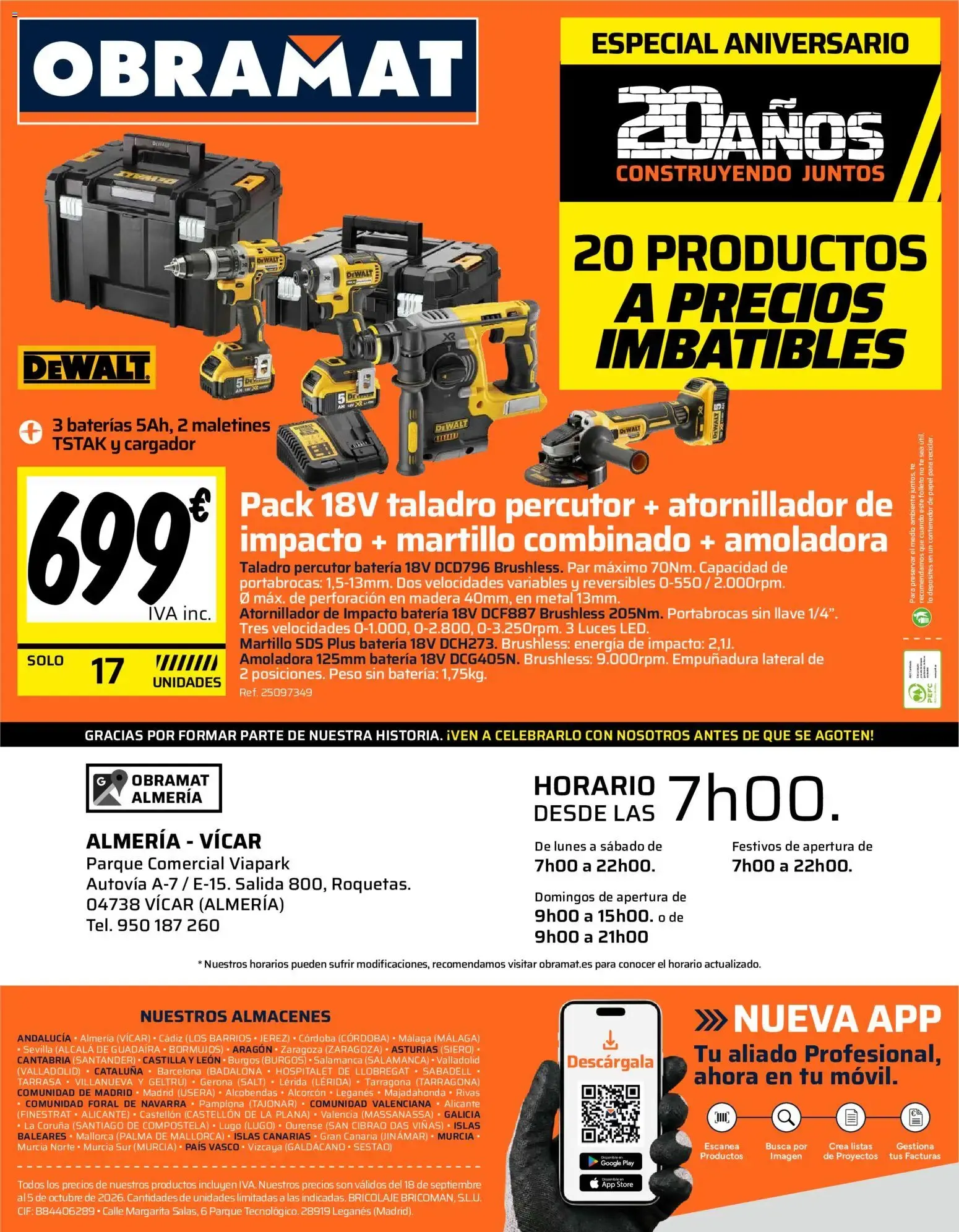Catálogo de Obramat - Especial Aniversario: 20 Productos a Precios Imbatibles 18 de septiembre al 5 de octubre 2026 - Página 8