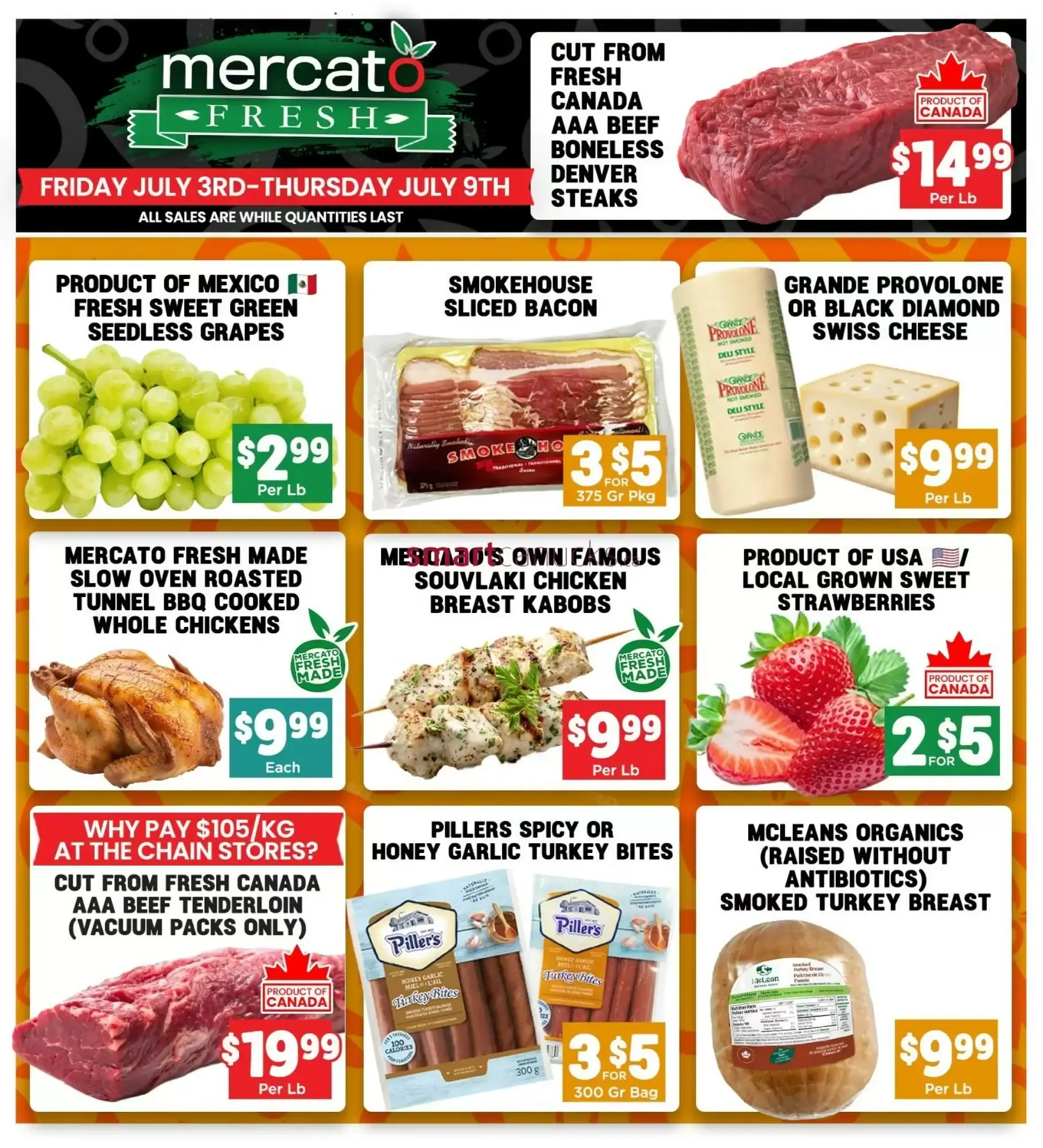 Mercato Fresh flyer from July 3 to July 9 2026 - flyer page 1