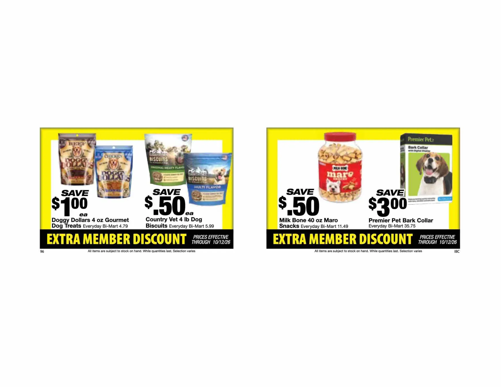 Weekly ad Future Bi-Mart - Extra member discount flyer valid from Thursday 10/01/2026 to Monday 10/12/2026 from October 1 to October 12 2026 - Page 26
