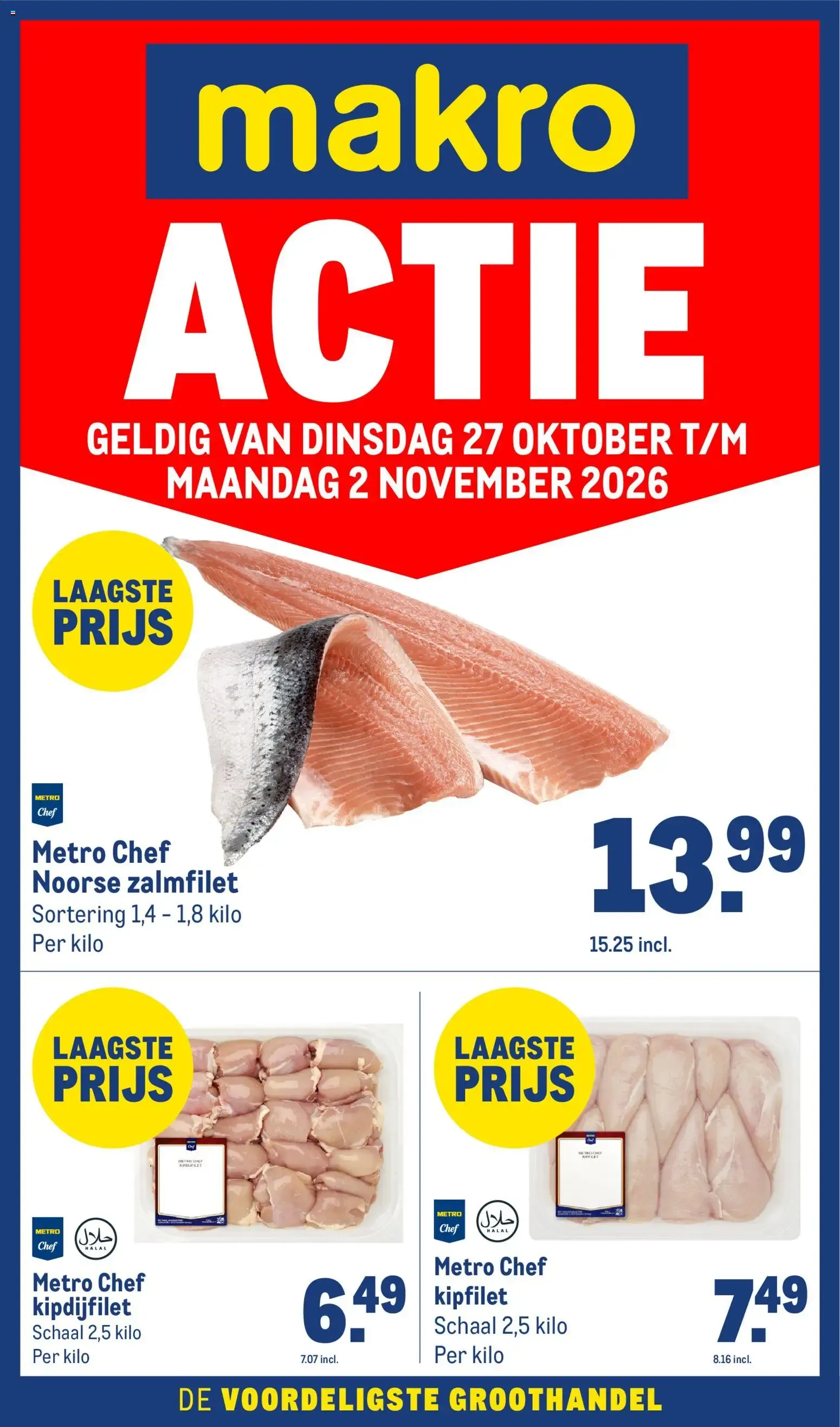Makro ACTIE van 27 oktober tot 2 november 2026 - Folder pagina 1