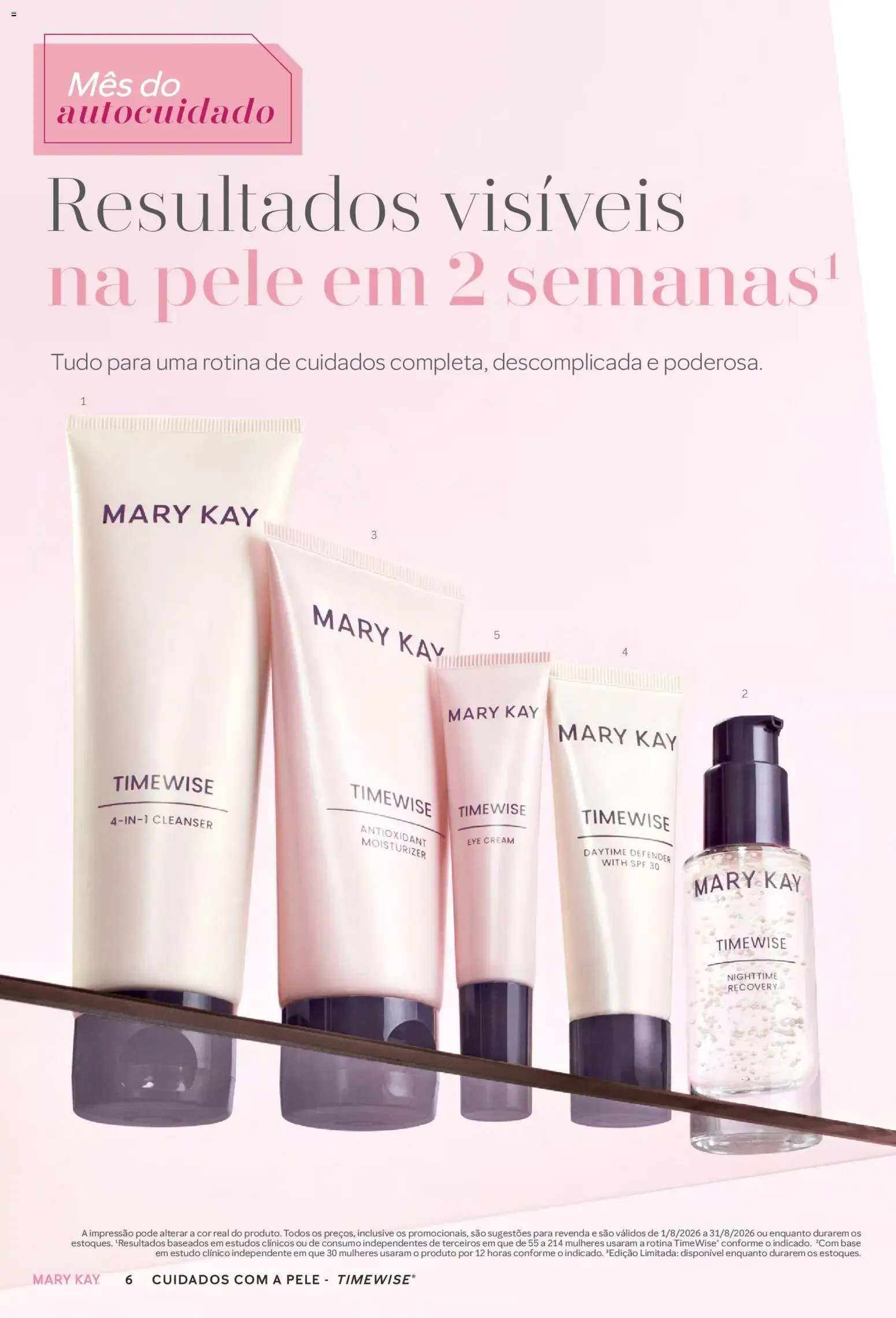 Encarte de Revista Mary Kay - Catálogo Agosto 2026 (01/08 - 31/08/2026) 1 de agosto até 31 de agosto 2026 - Pagina 6