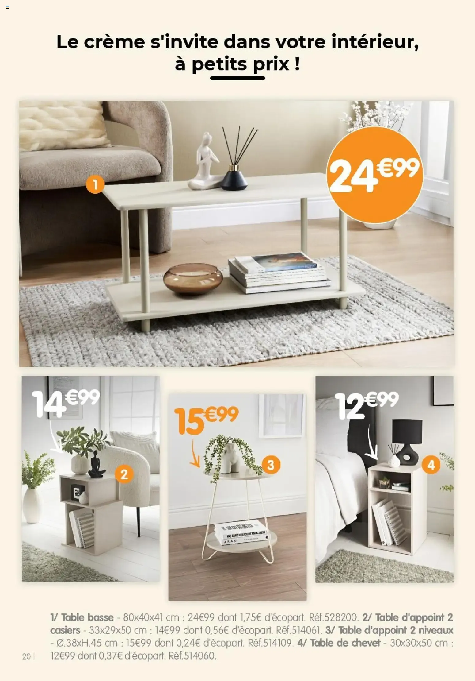 B&M Super Deal - Arrivage Mobilier du 24 juin au 8 juillet 2026 - Catalogue page 20