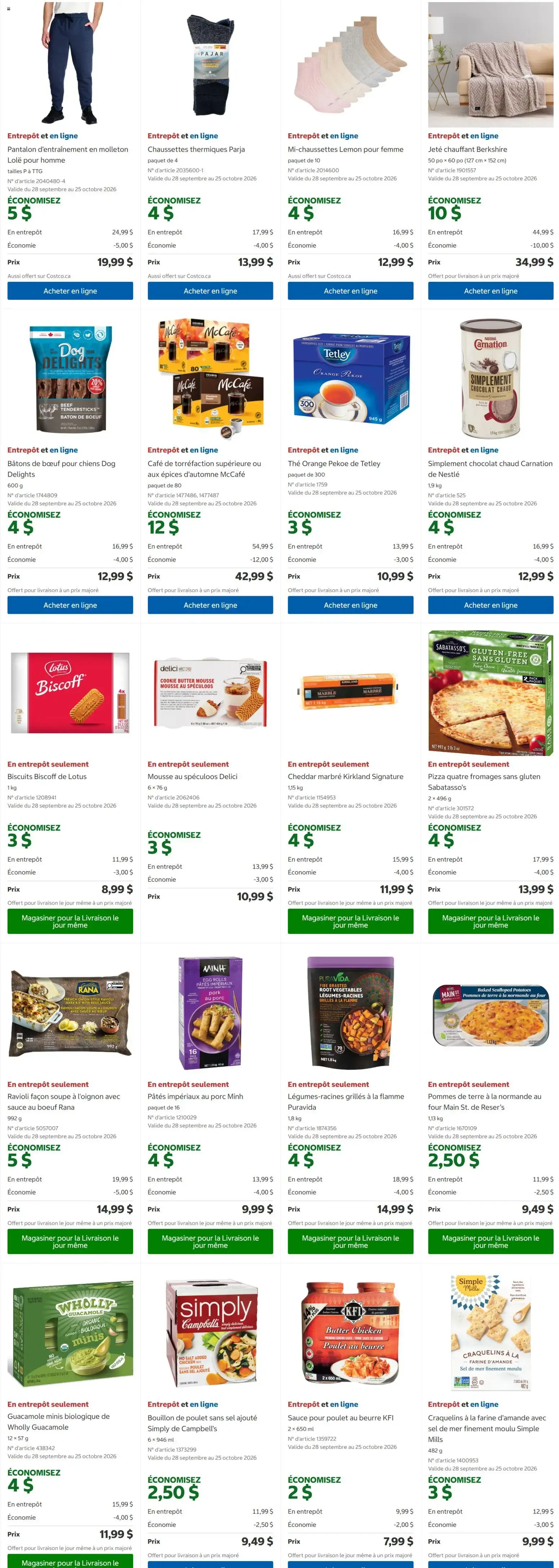 Costco circulaire from Sep 28, 2026 > weekly specials & deals from September 28 to October 11 2026 - flyer page 3