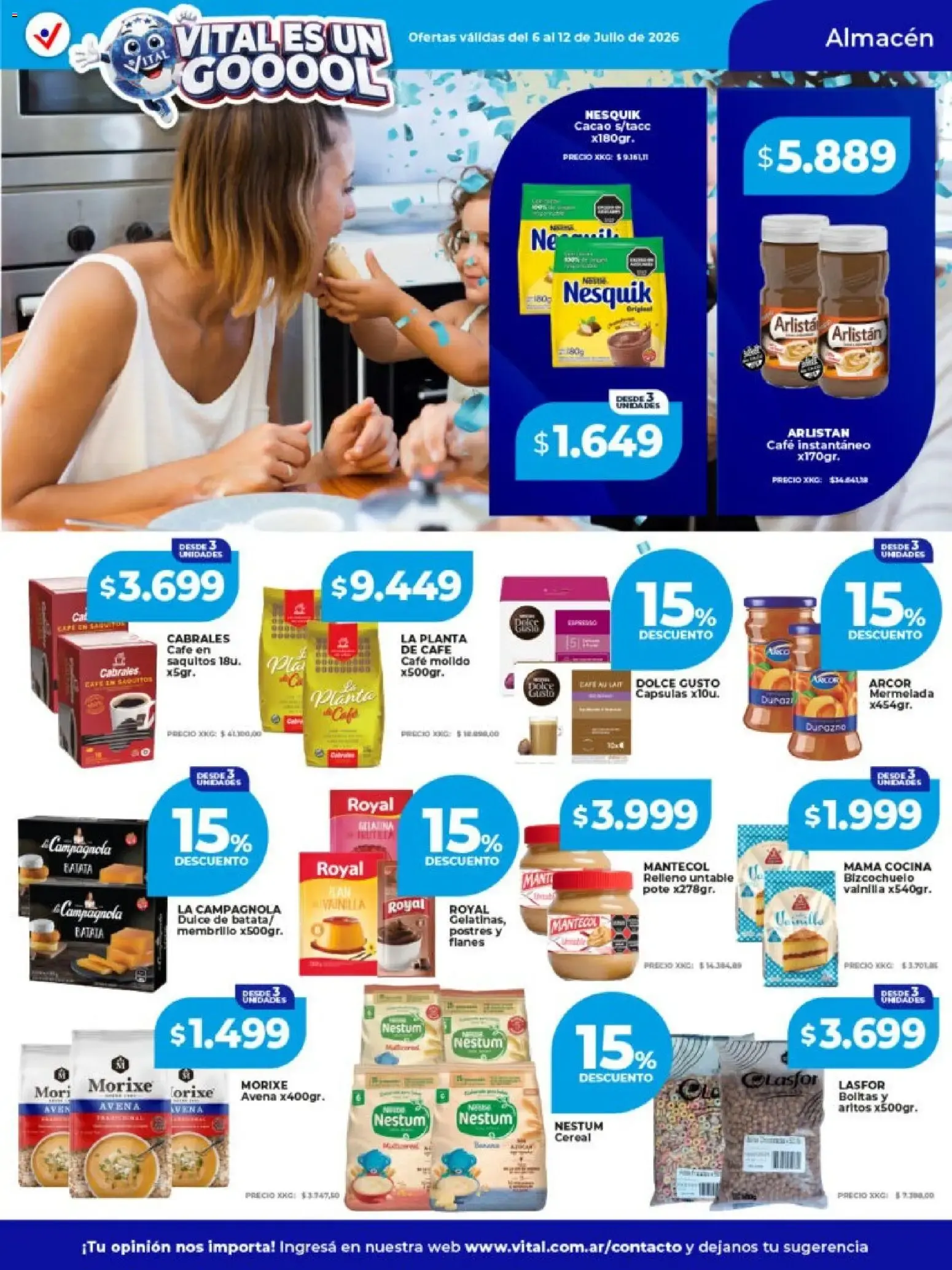 Ofertas de Vital Supermayorista - Ofertas de la Semana 6 de julio al 12 de julio 2026 - Página 13 del catálogo