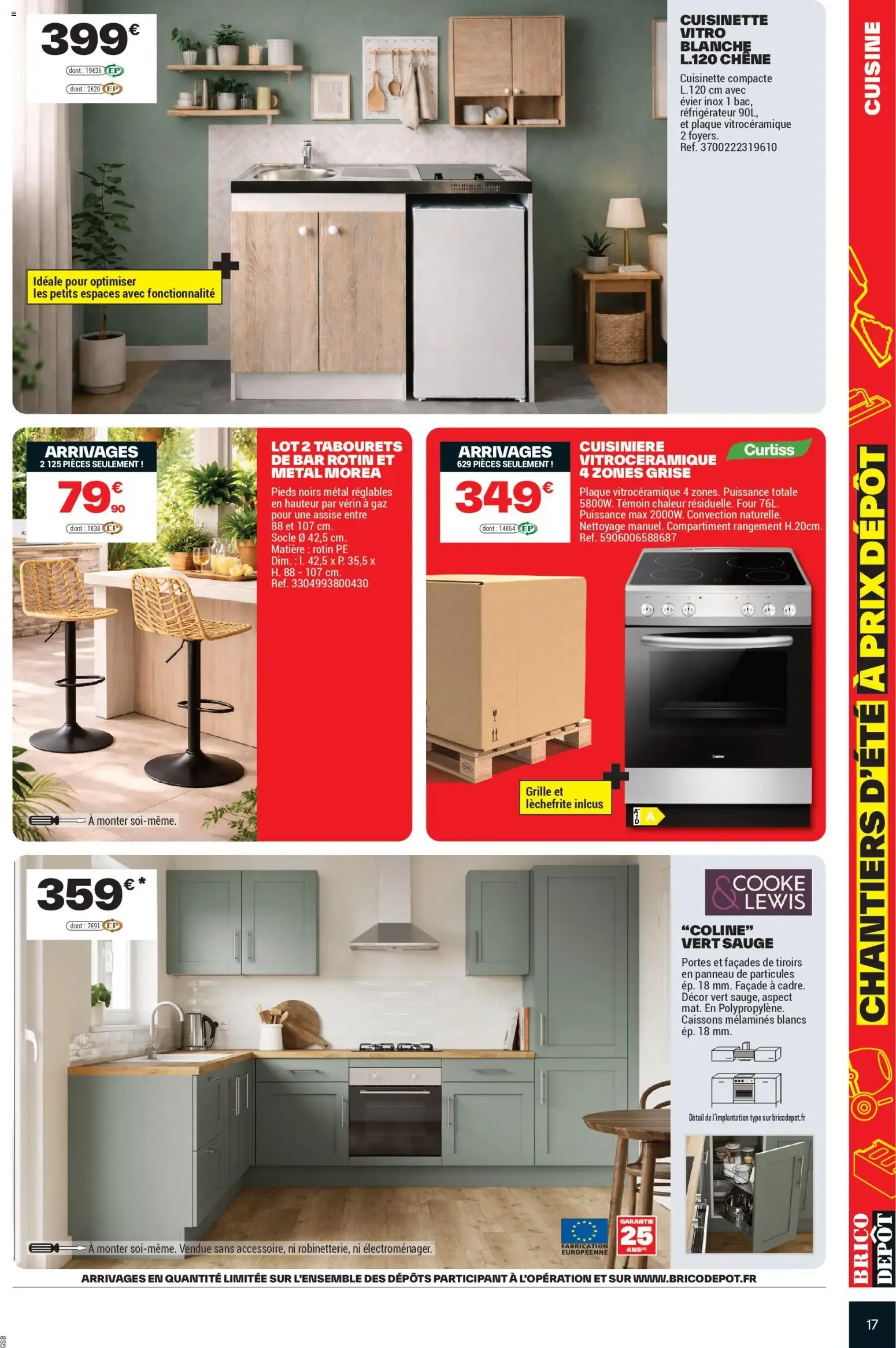 CHANTIERS D'ÉTÉ À PRIX DÉPÔT du 3 juillet au 16 juillet 2026 - Catalogue page 17