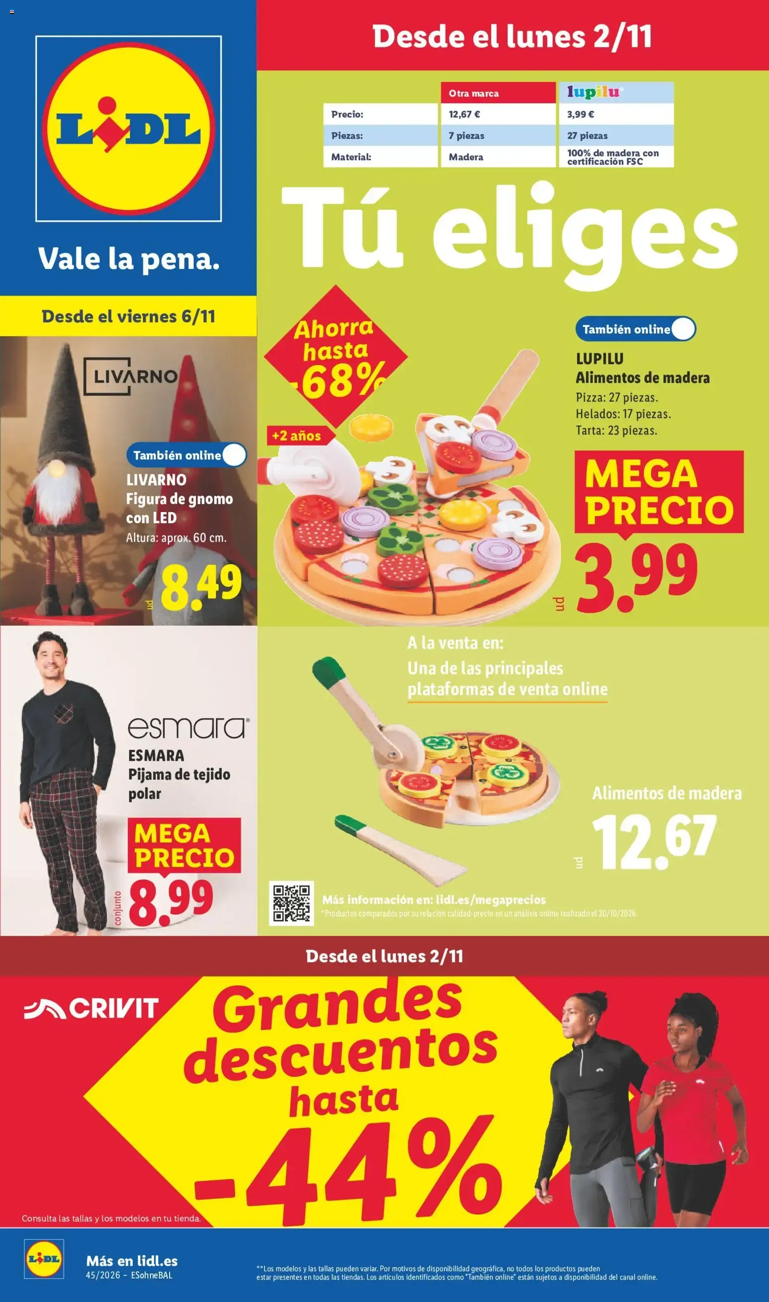 Lidl folleto de bazar del 02/11/2026 | Ofertas