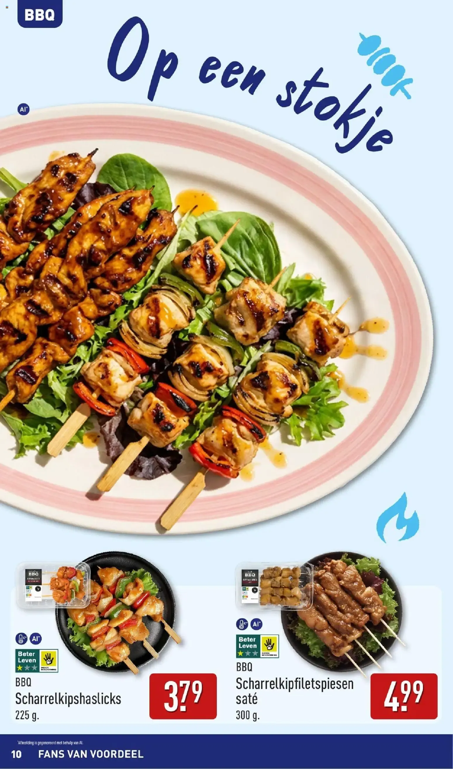Aldi: ¡Qué Barato, Vamos a Celebrar! Boordevol Zomerse Inspiratie para BBQ van 3 augustus tot 9 augustus 2026 - Folder pagina 10