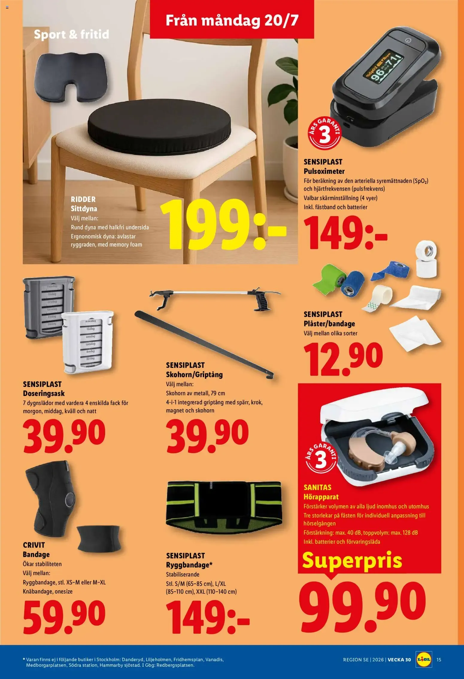 Lidl erbjudanden från 20/07/2026 - 26/07/2026 > Reklamblad nuvarande rabatter från 20 juli till 26 juli 2026 - Reklamblad sidor 19