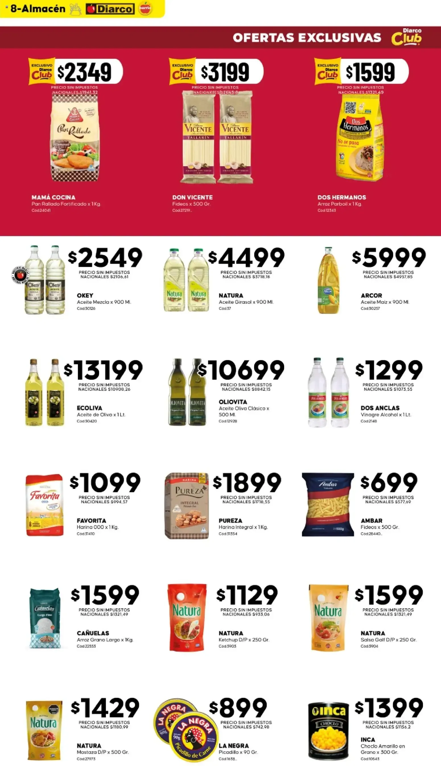 Ofertas de Diarco - OFERTAS DIARCO BARRIO del 26/10/2026 - 30/10/2026 26 de octubre al 30 de octubre 2026 - Página 8 del catálogo