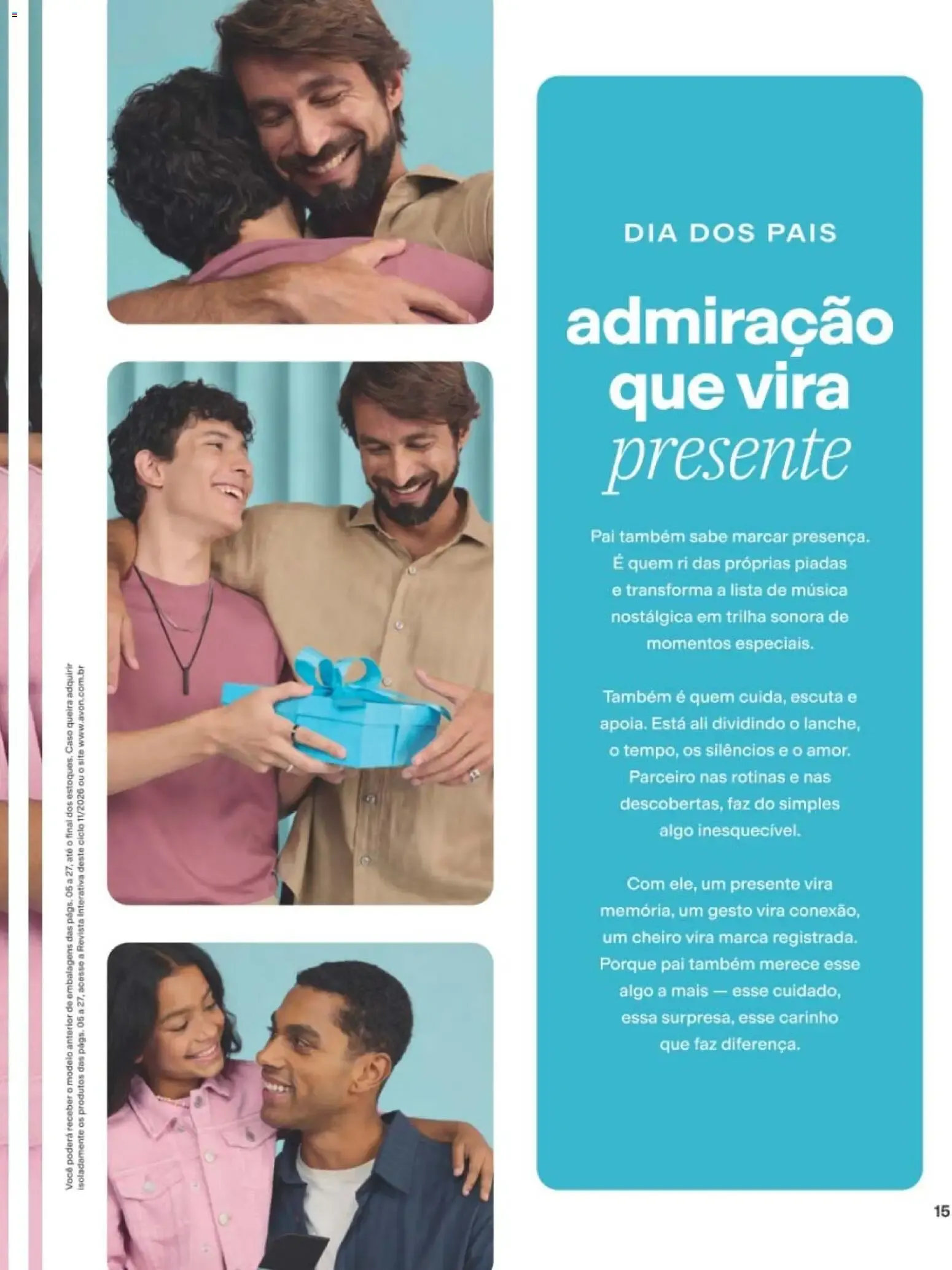 Encarte de Revista Avon folheto - Campanha 11 de 29/06/2026 | Promoção Online 29 de junho até 20 de julho 2026 - Pagina 15