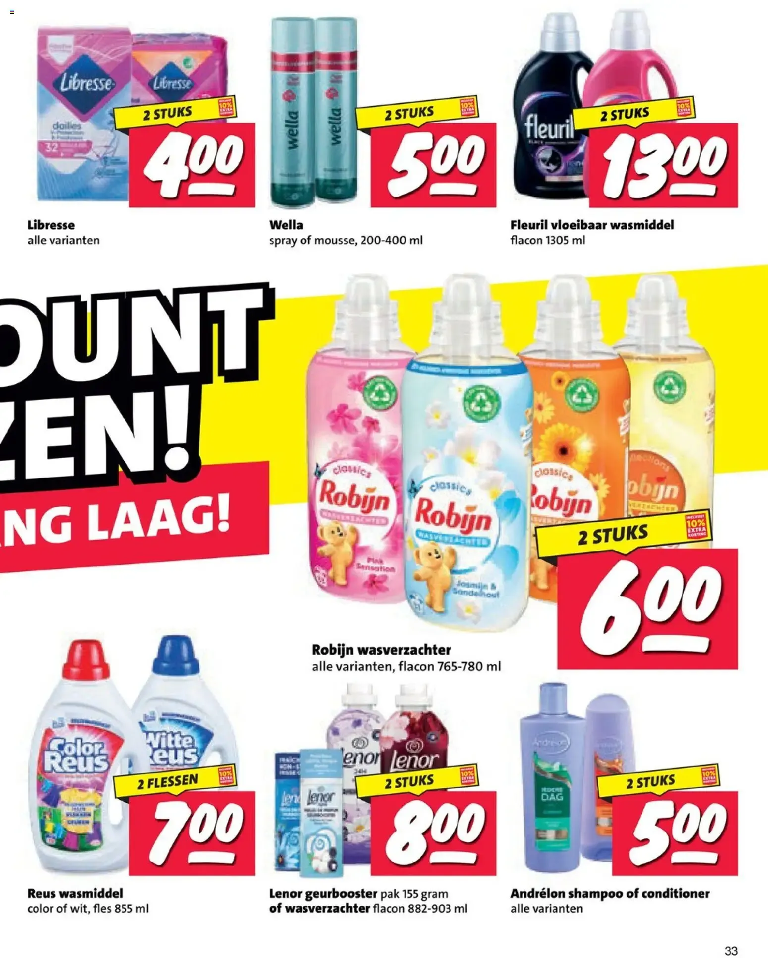 Nettorama MERKENDISCOUNT - DISCOUNT PRIJS! Budgetboodschappen nergens goedkoper! van 7 september tot 13 september 2026 - Folder pagina 33