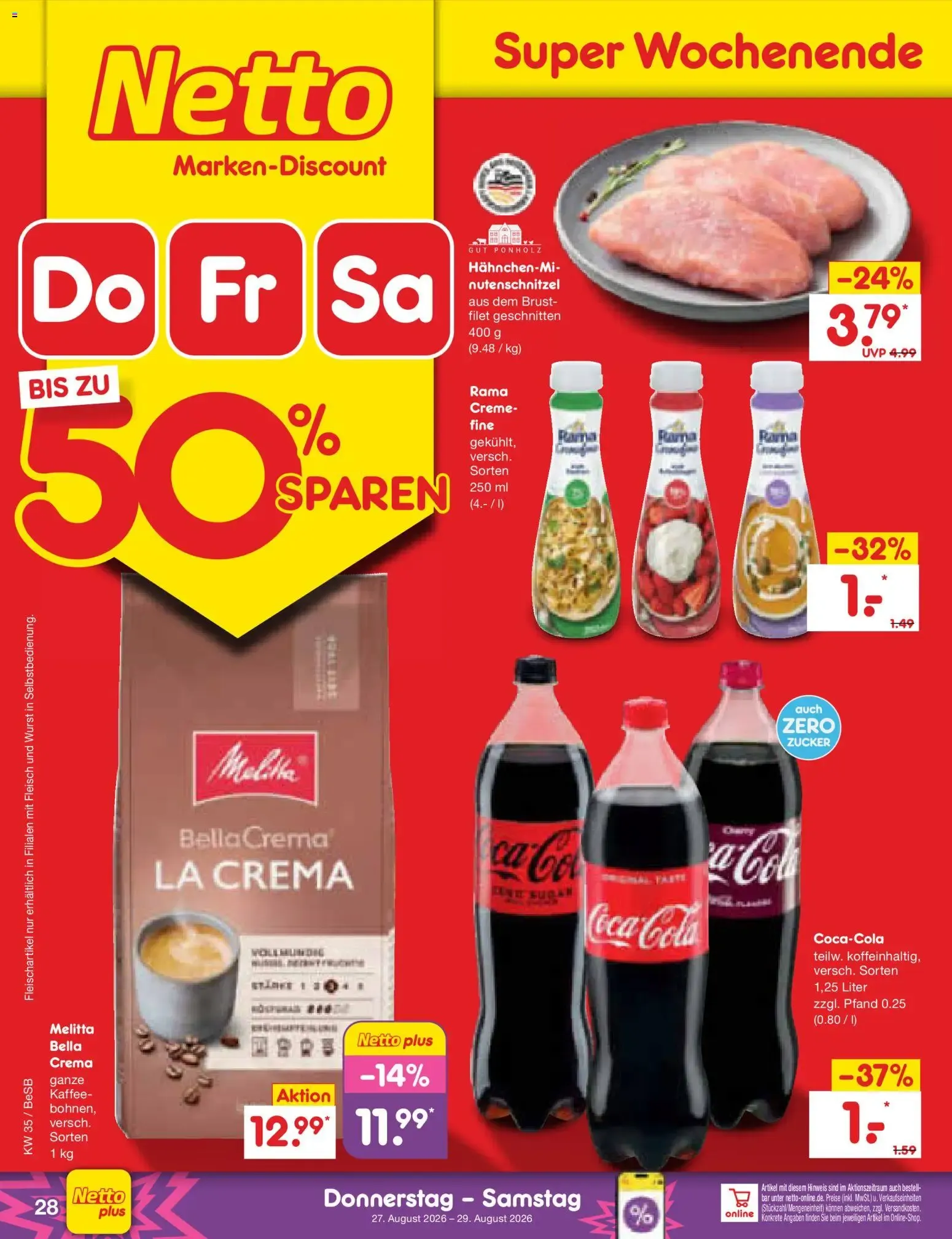 Netto Marken-Discount Prospekt (ab 24.08.2026) » Angebote von 24. August bis 29. August 2026 - Prospekt seite 40