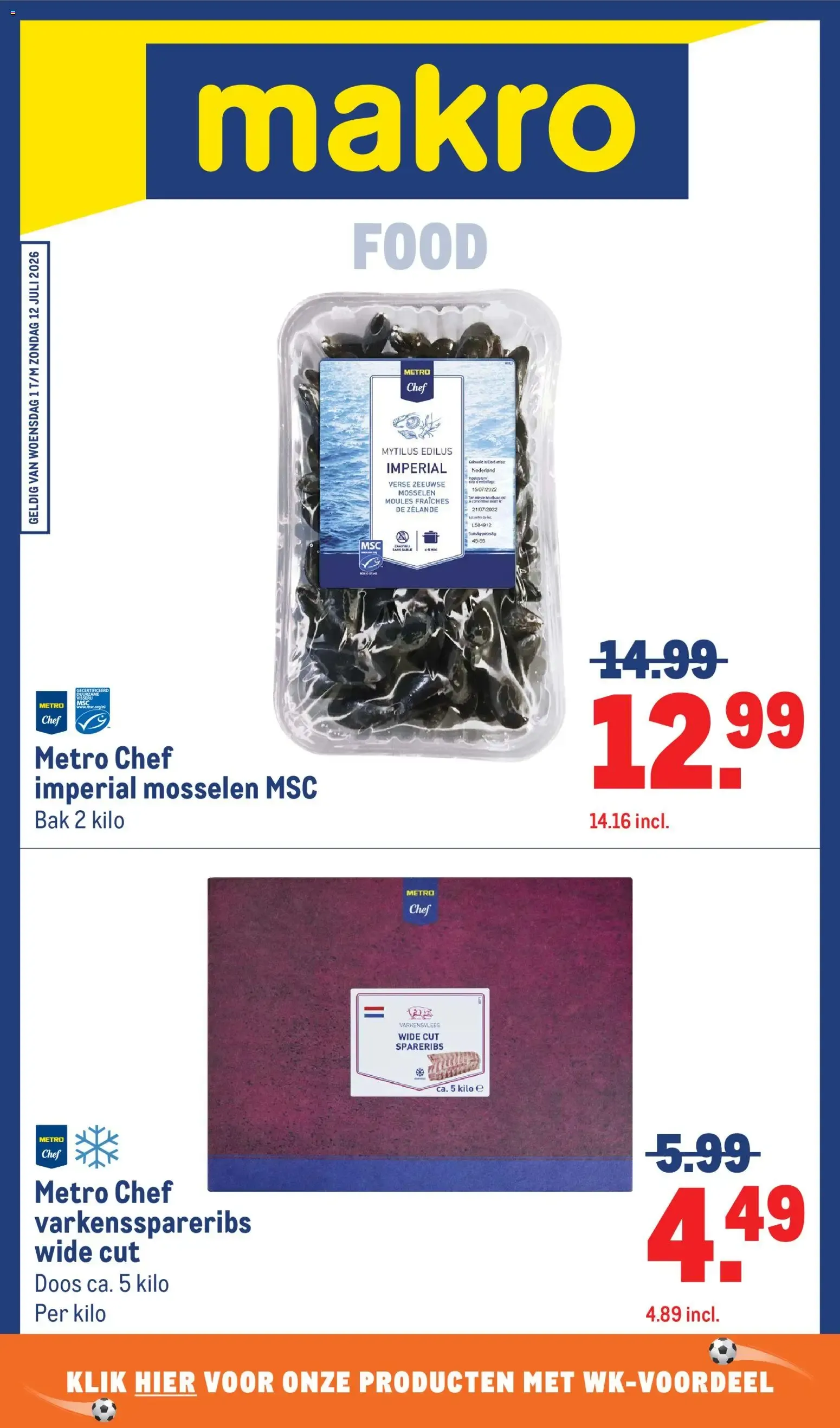 Makro folder vanaf 01-07-2026 || NIEUWE van 1 juli tot 12 juli 2026 - Folder pagina 1