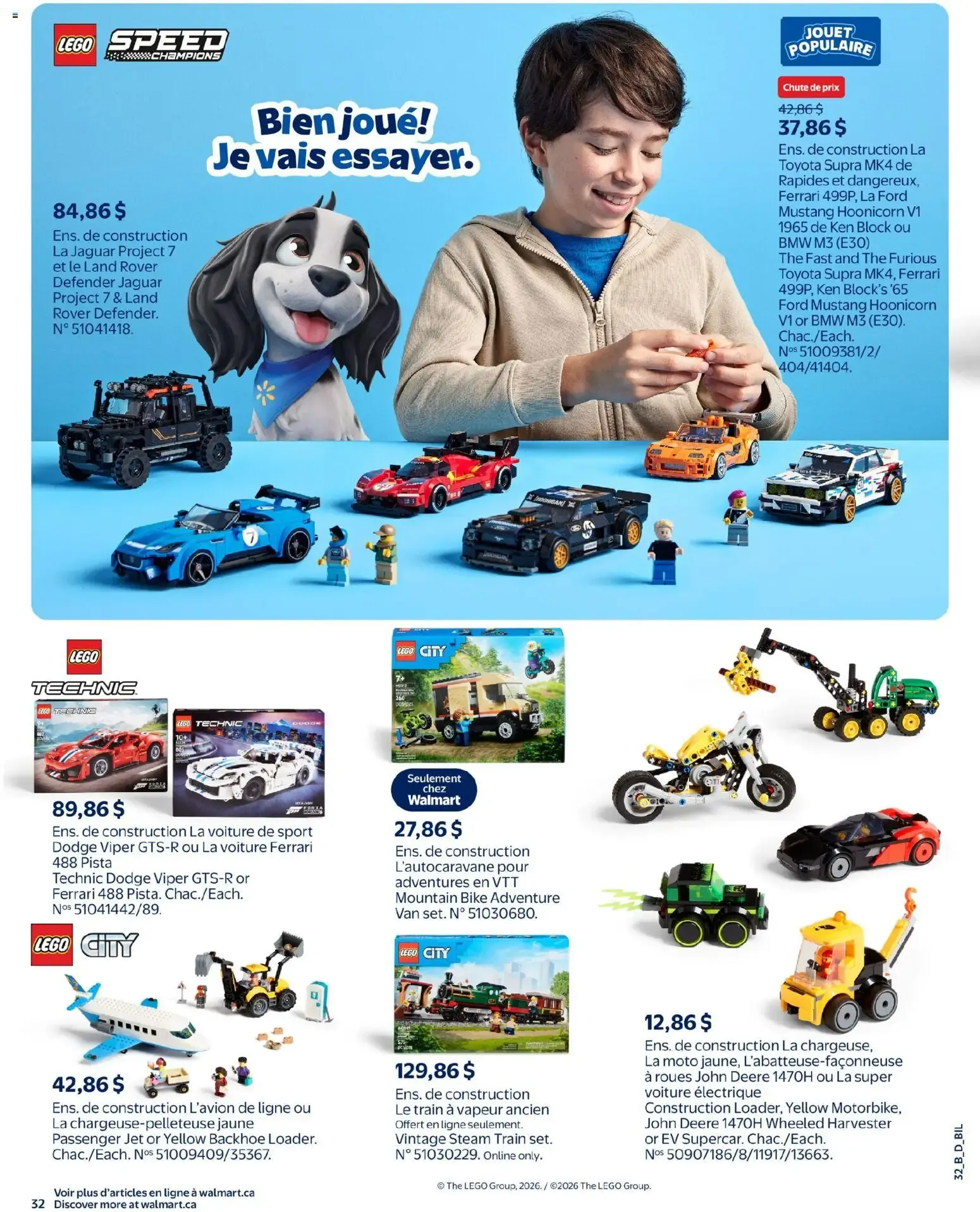 Walmart circulaire - Livret des jouets from Oct 15, 2026 > weekly specials & deals from October 15 to December 23 2026 - flyer page 42