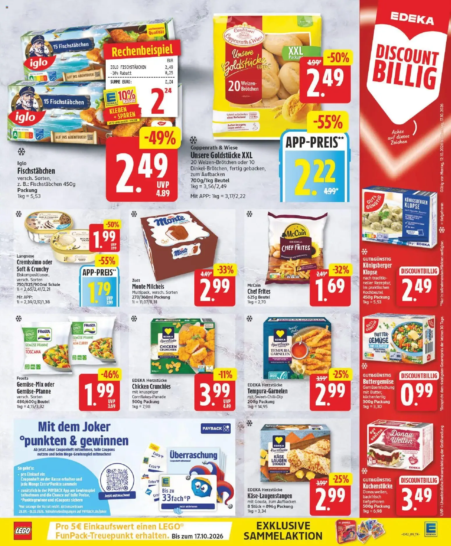 Jetzt wieder da! Kleben & Sparen von 12. Oktober bis 17. Oktober 2026 - Prospekt seite 9