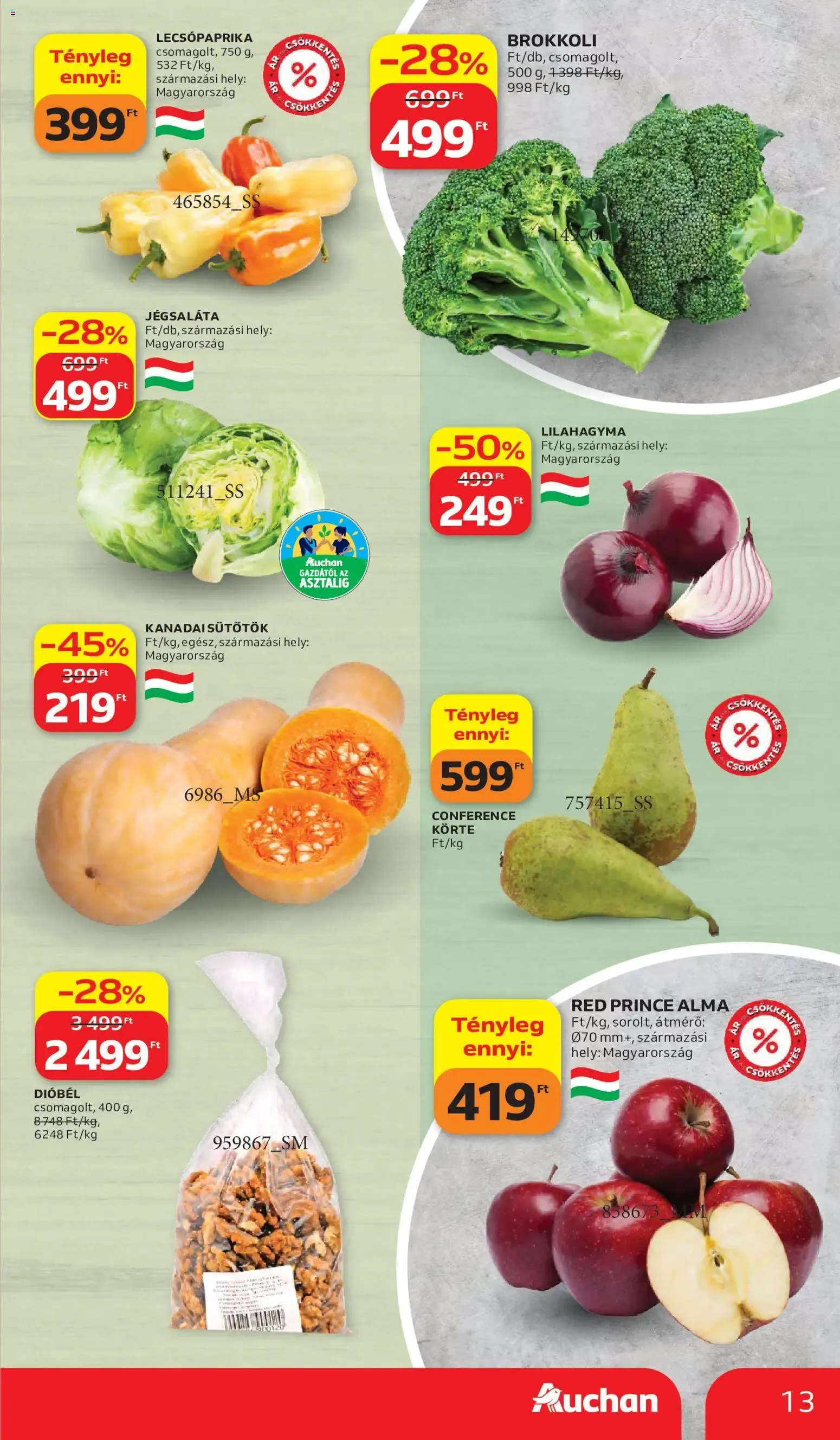 Katalógus Auchan Hipermarket Akciós Újság október 15.-tól október 21.-ig 2026. - Oldal 13