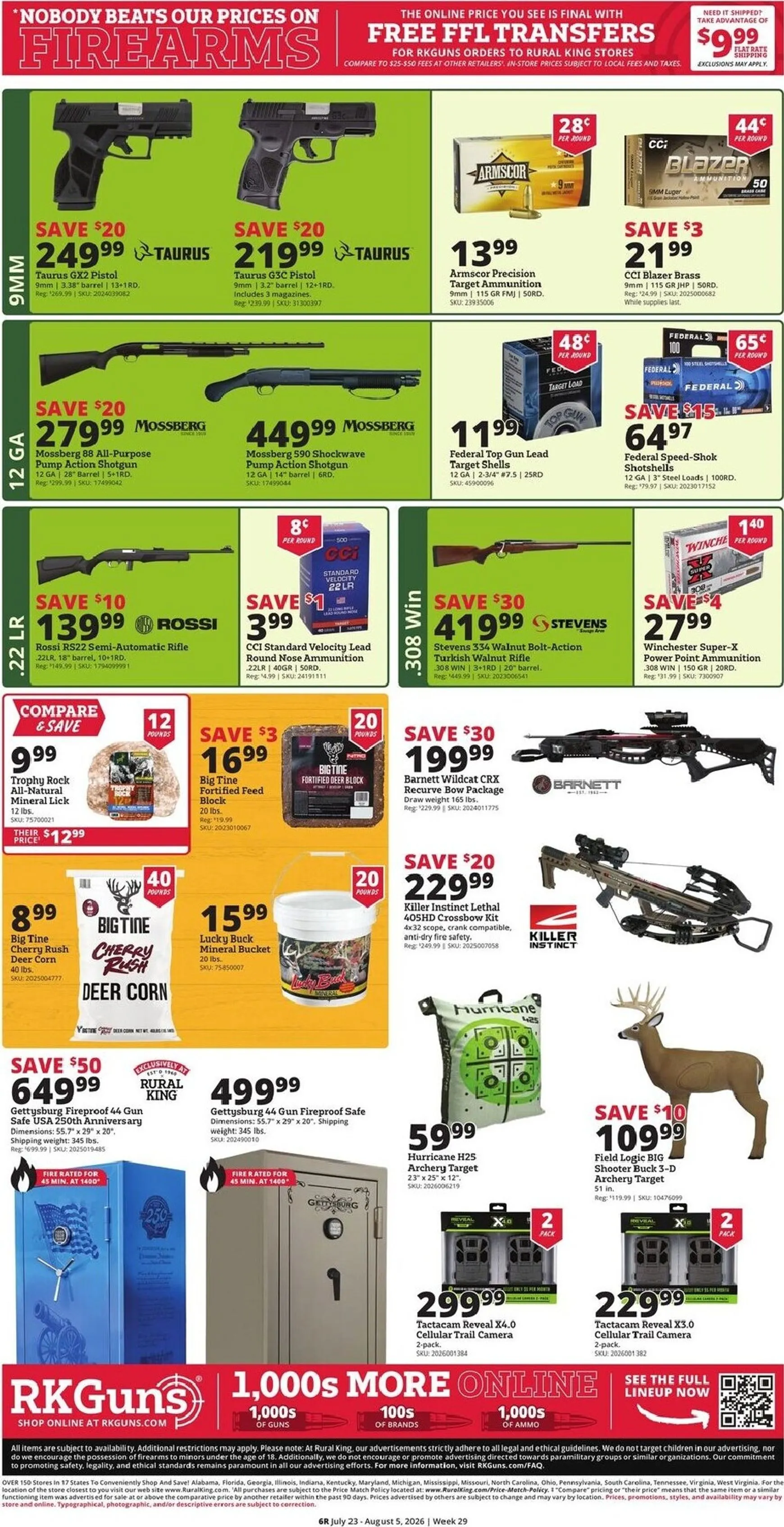 Weekly promotion Current Rural King leaflet valid from Thursday 07/23/2026 to Wednesday 08/05/2026 spanning from July 23 to August 5 2026 - Page 8 for Catalogue 365