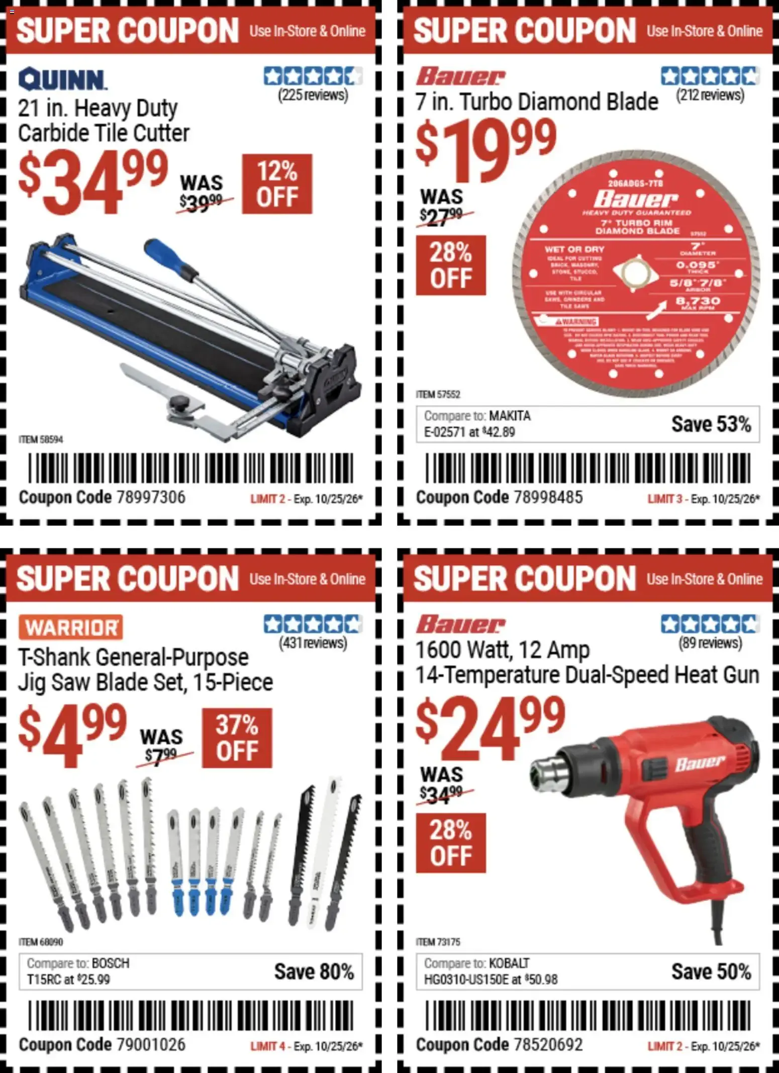 Weekly ad Harbor Freight Weekly Ad (10/12 - 10/25 2026) - Flyer from October 12 to October 25 2026 - Page 3
