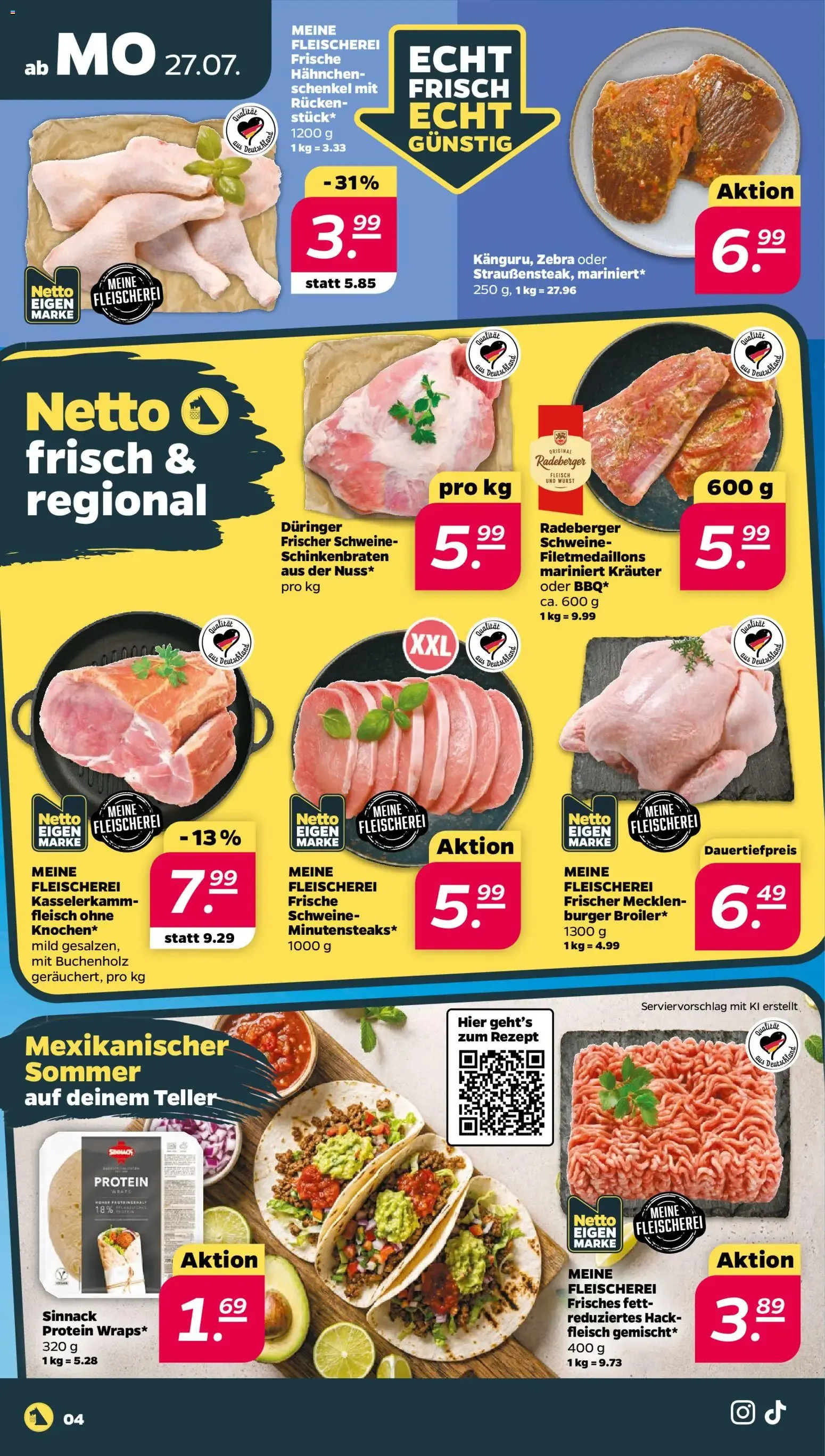 Netto Prospekt ab 27.07.2026 → Angebote nächste Woche von 27. Juli bis 1. August 2026 - Prospekt seite 4