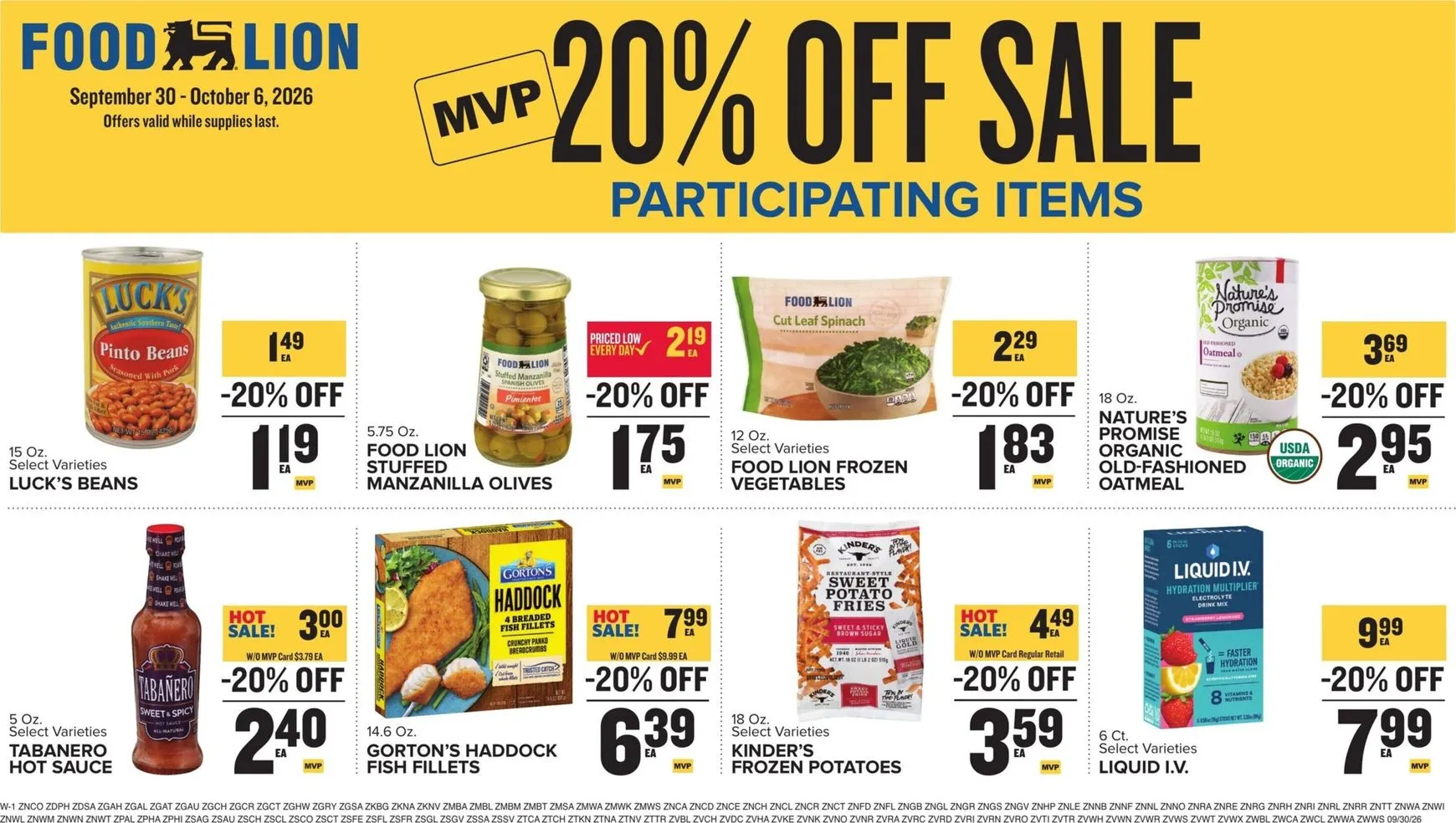 Weekly ad Current Food Lion leaflet valid from Wednesday 09/30/2026 to Tuesday 10/06/2026 from September 30 to October 6 2026 - Page 15