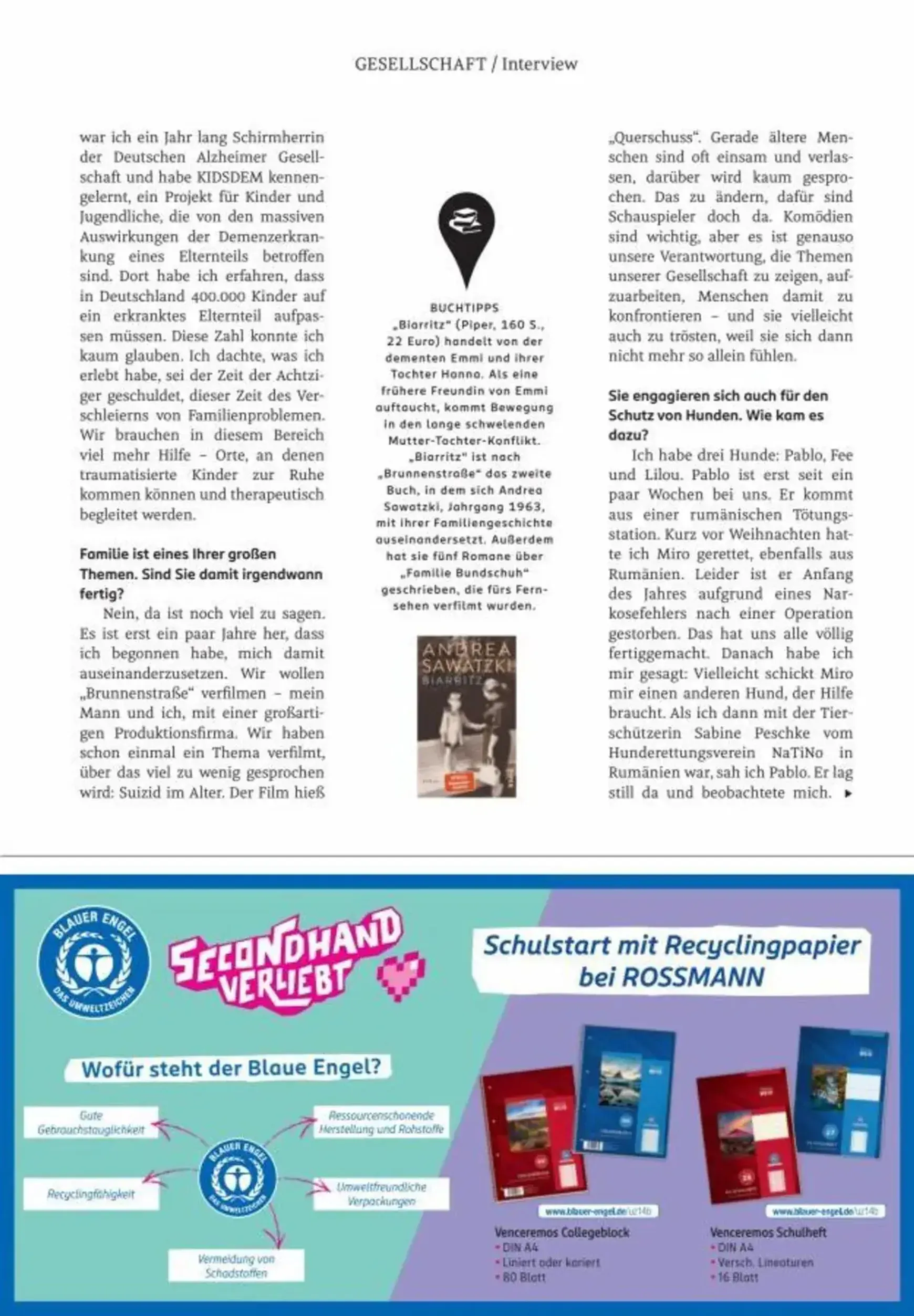 Centaur Magazin (Rossmann) von 1. August bis 31. August 2026 - Prospekt seite 38