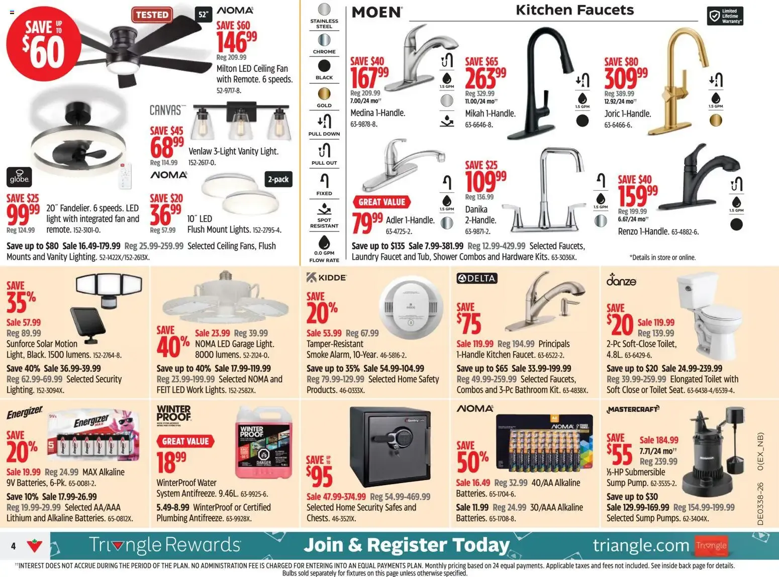 Canadian Tire weekly flyer from Sep 17, 2026 > weekly specials & deals from September 17 to September 24 2026 - flyer page 4