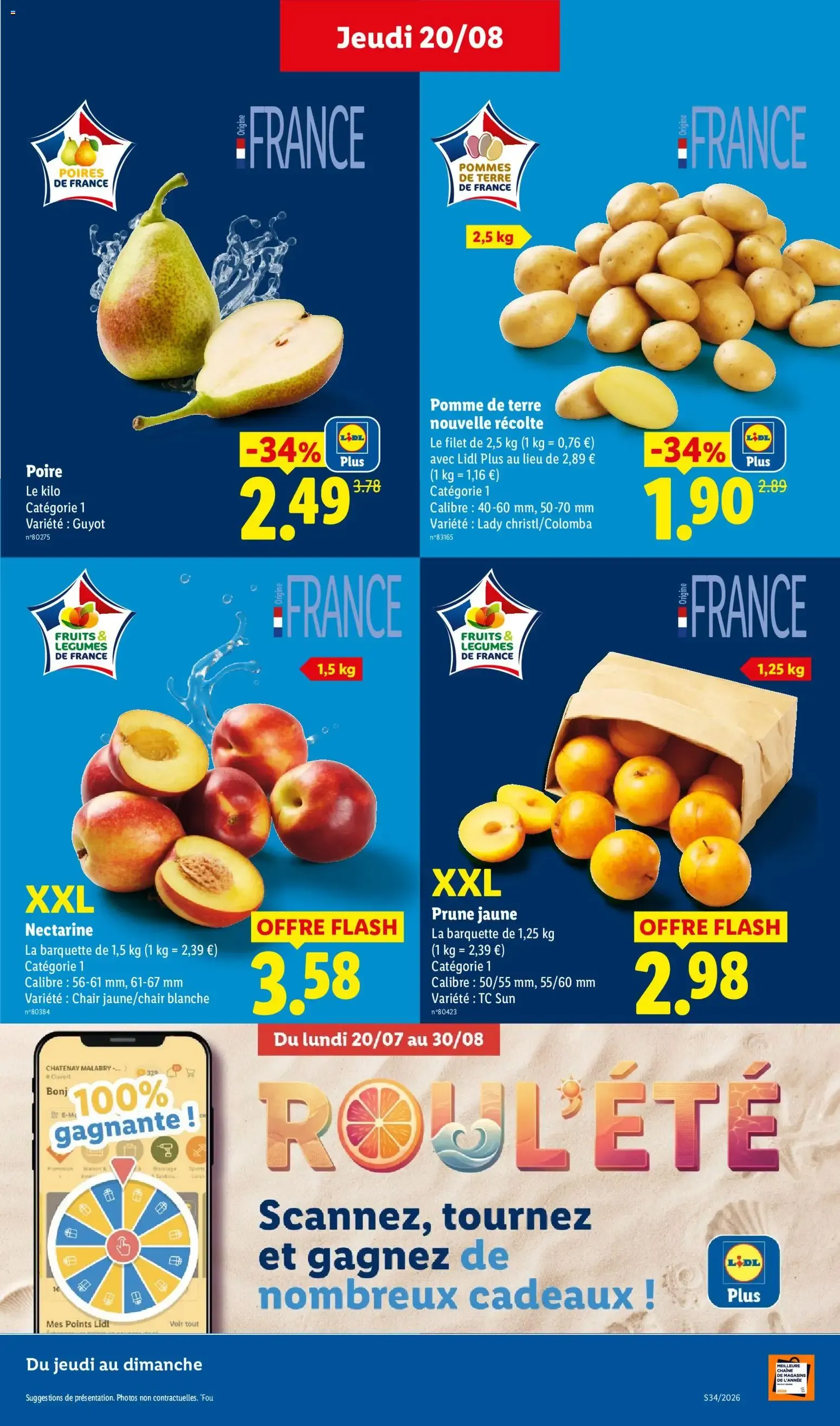 LIDL: La rentrée des économies! du 20 août au 26 août 2026 - Catalogue page 3