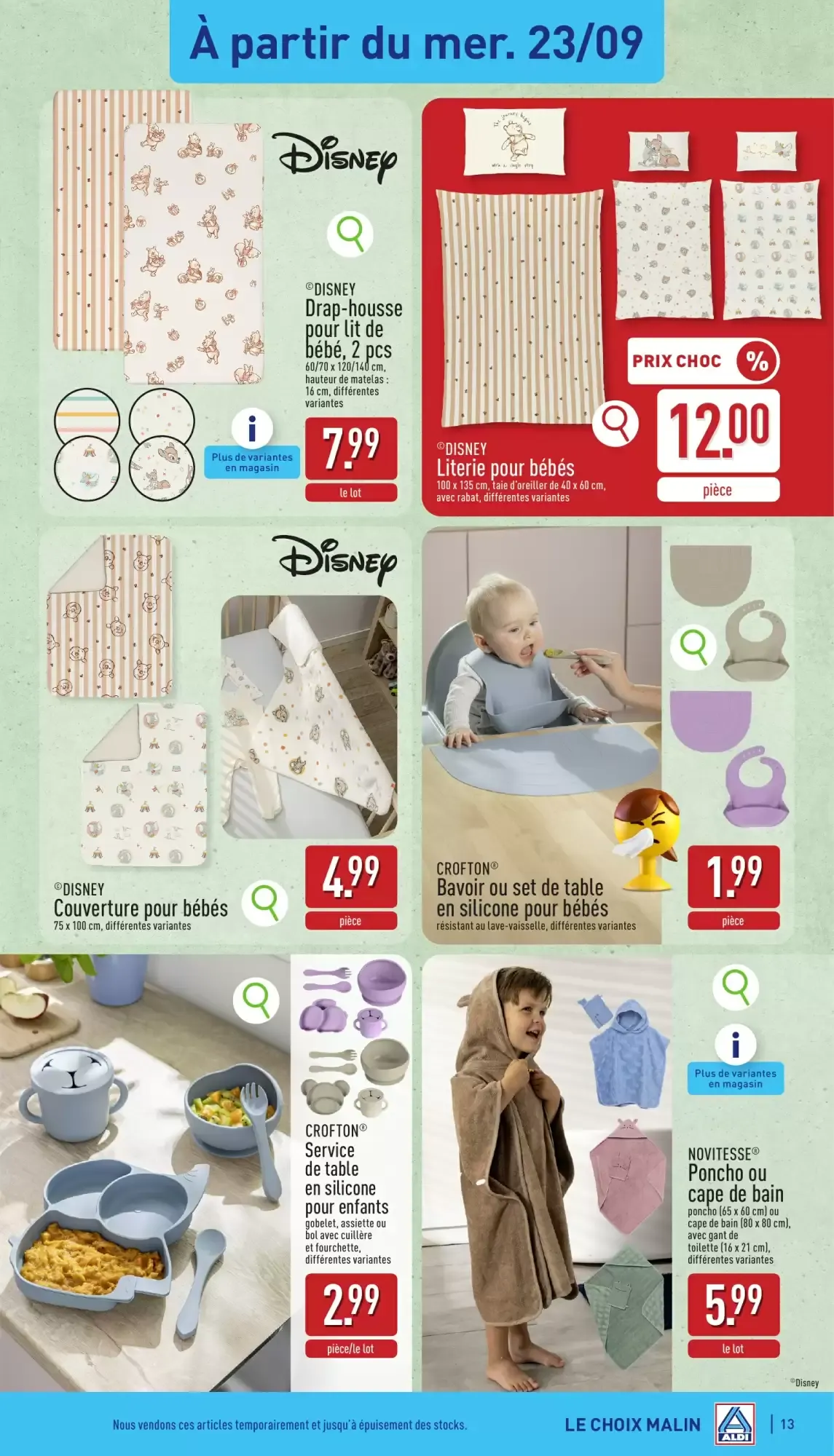 ALDI Dépliant du 21/09 au 26/09 van 21 september tot 26 september 2026 - folder pagina 13