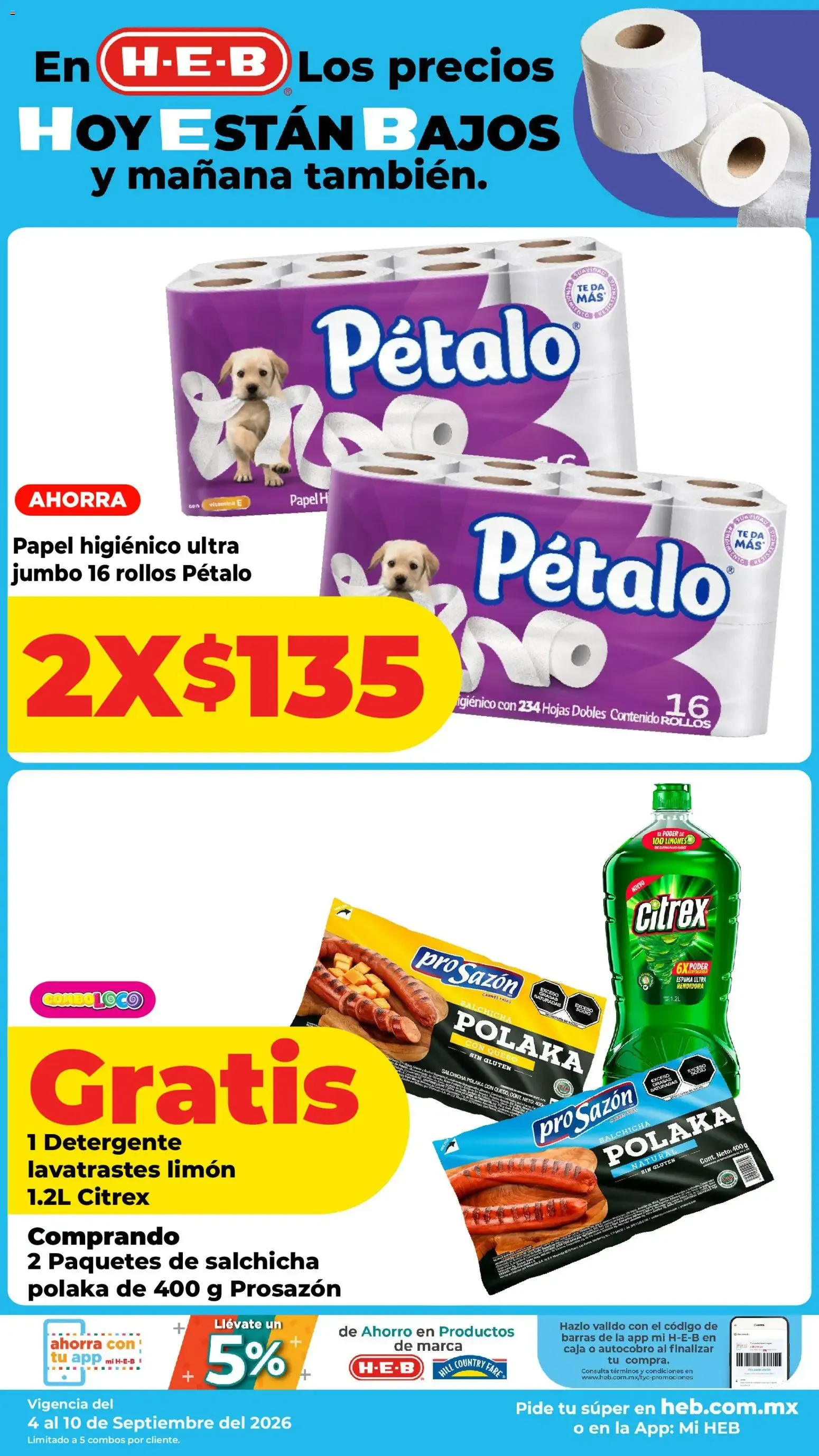 Catálogo de H-E-B: Los precios hoy están bajos y mañana también 4 de septiembre al 7 de septiembre 2026 - Pagina 10