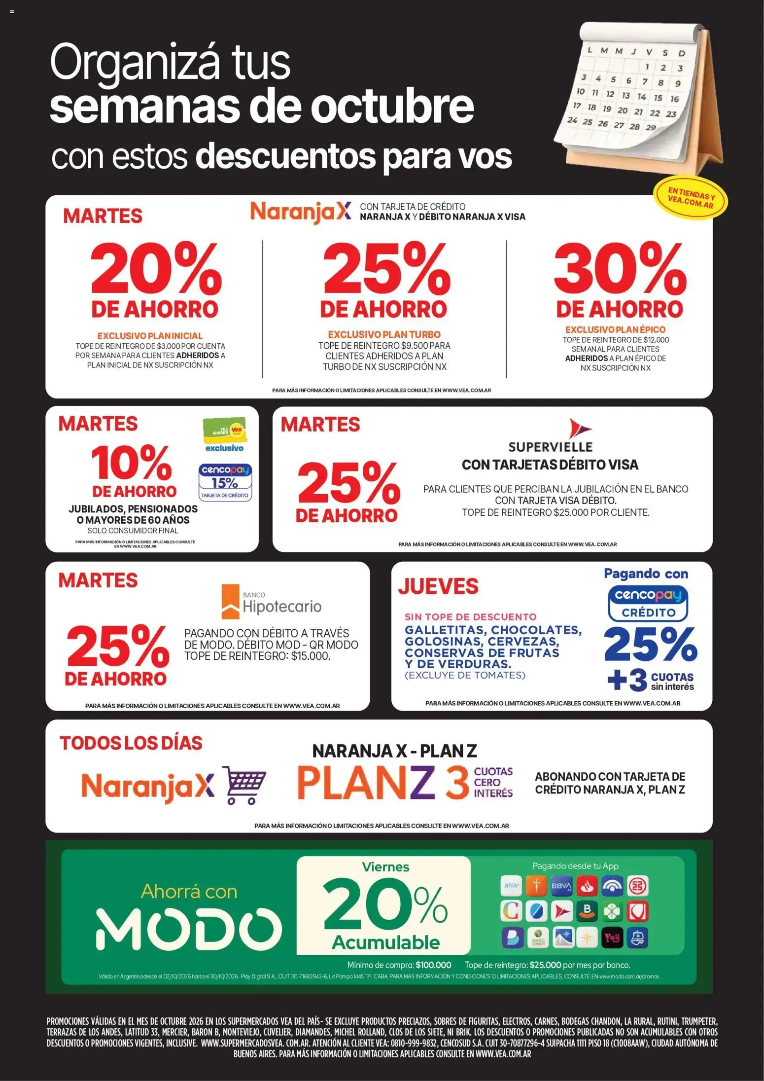 Ofertas de Vea - CENCOBLACK | Córdoba del 02/10/2026 - 04/10/2026 2 de octubre al 4 de octubre 2026 - Página 11 del catálogo