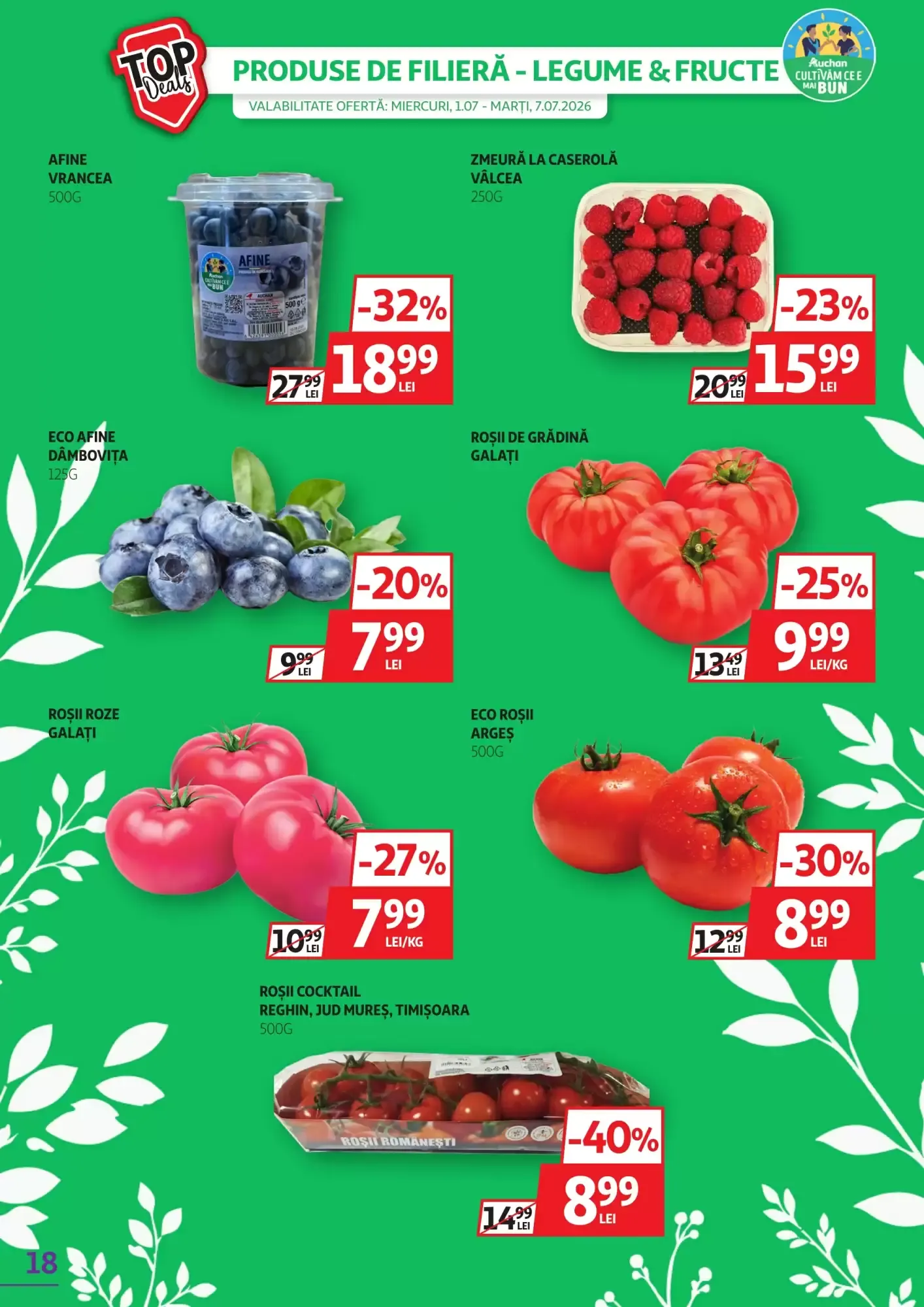 Catalog Catalog Auchan de la 1 iulie până la 14 iulie 2026 - Revista Pagina 18