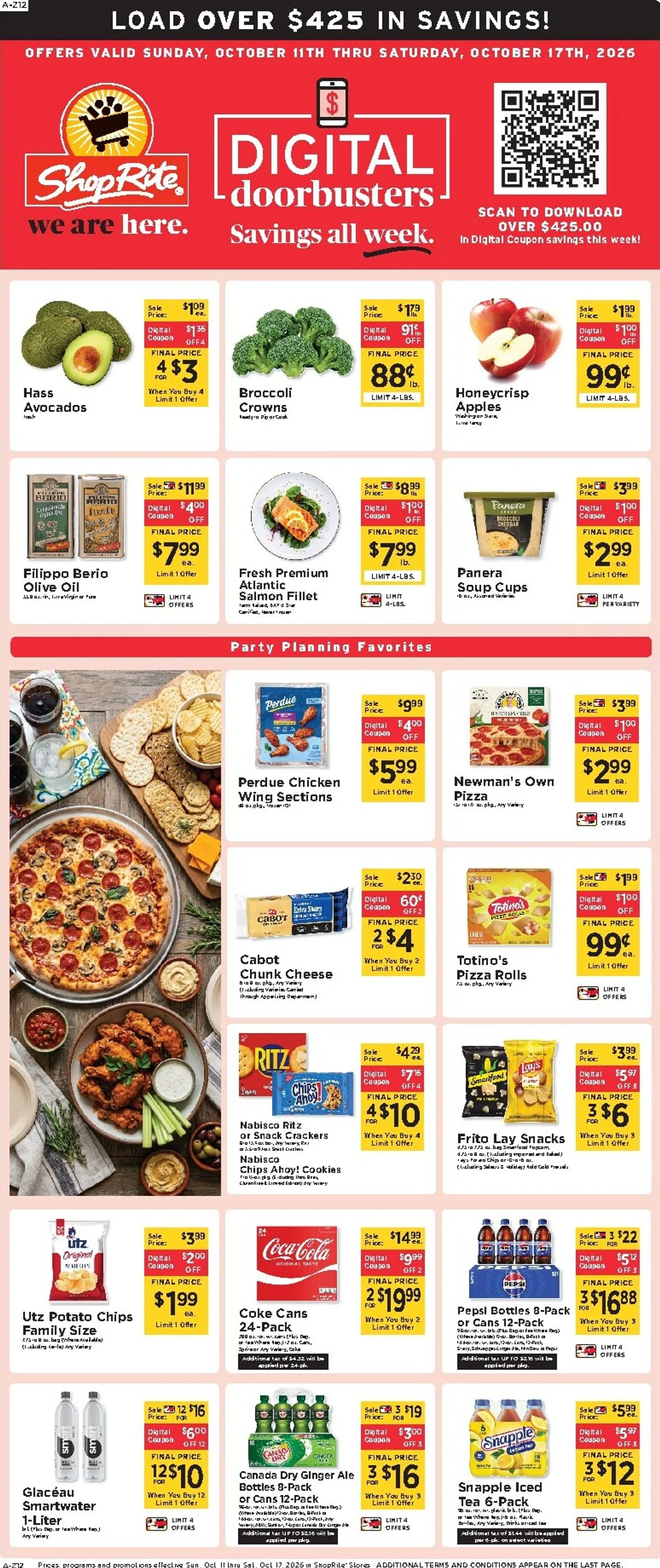 ShopRite Digital Doorbusters Savings all week.