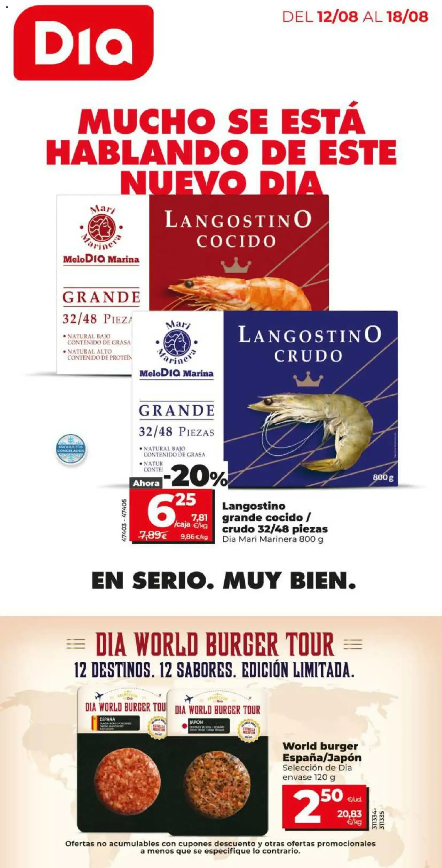 Dia: Langostinos y World Burger Tour