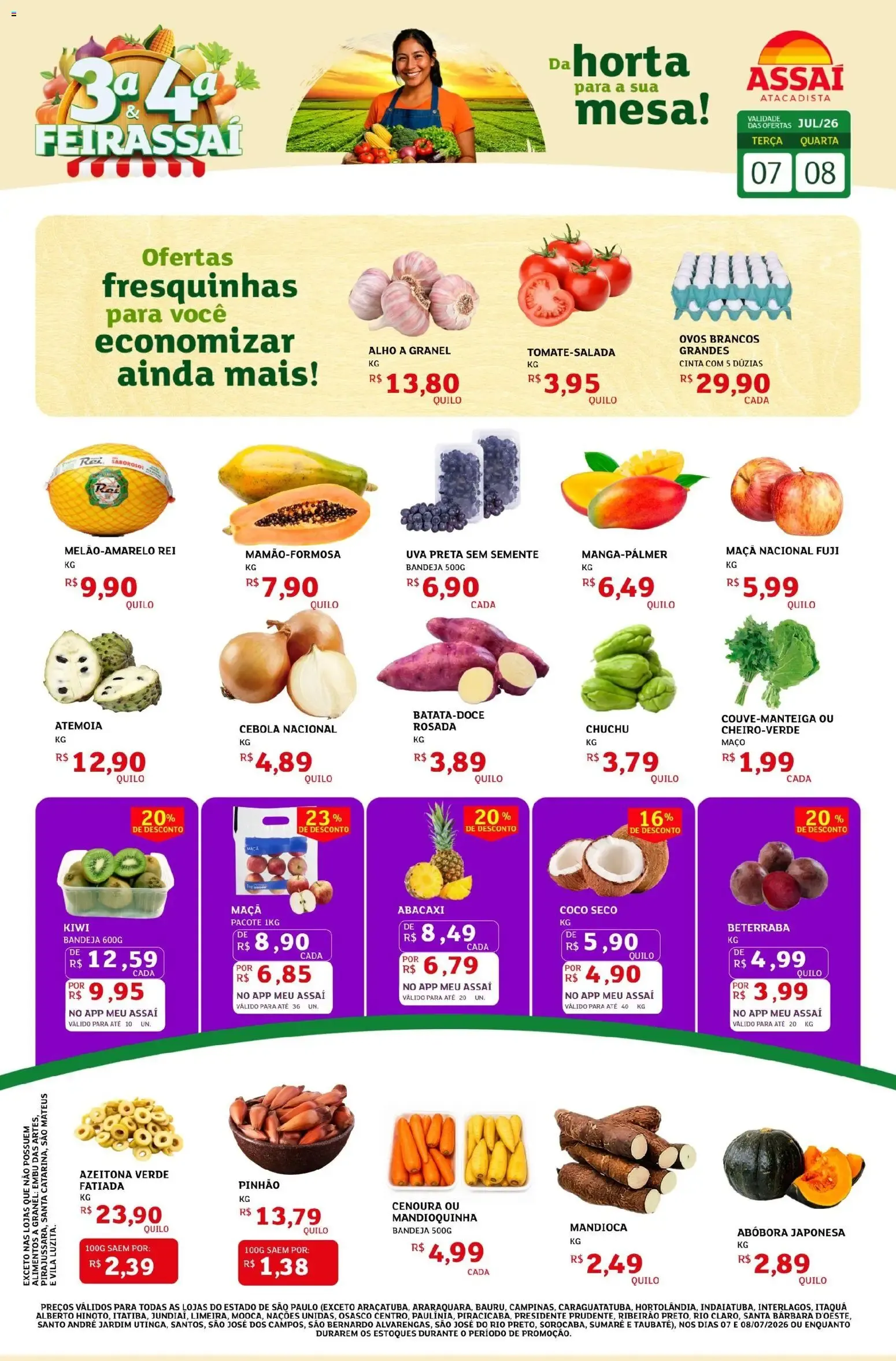 Encarte de Assaí Atacadista ofertas - SP de 07/07/2026 | Promoções Online 7 de julho até 8 de julho 2026 - Pagina 1