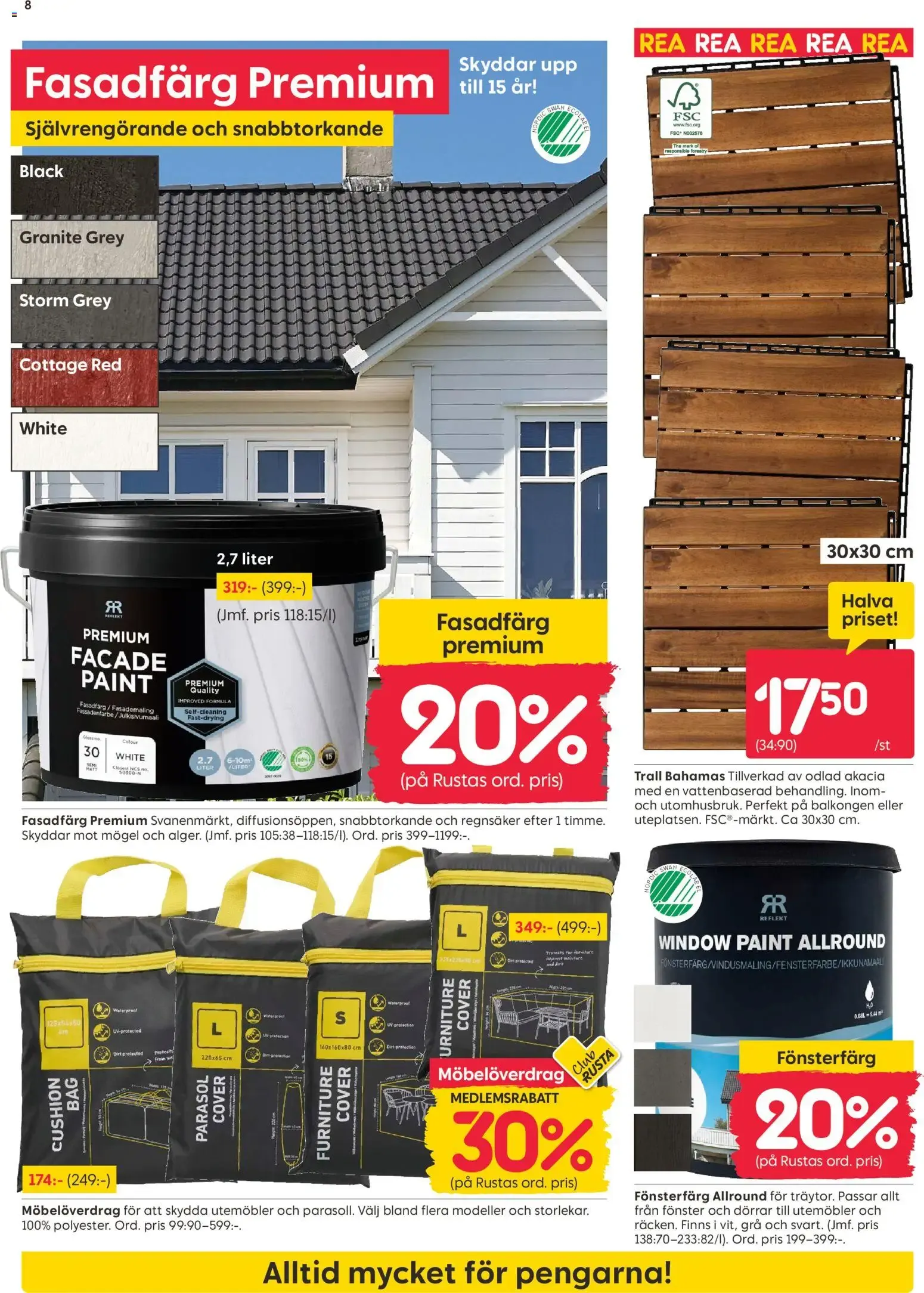 Rusta erbjudanden från 13/07/2026 - 19/07/2026 > Reklamblad nuvarande rabatter från 13 juli till 19 juli 2026 - Reklamblad sidor 8