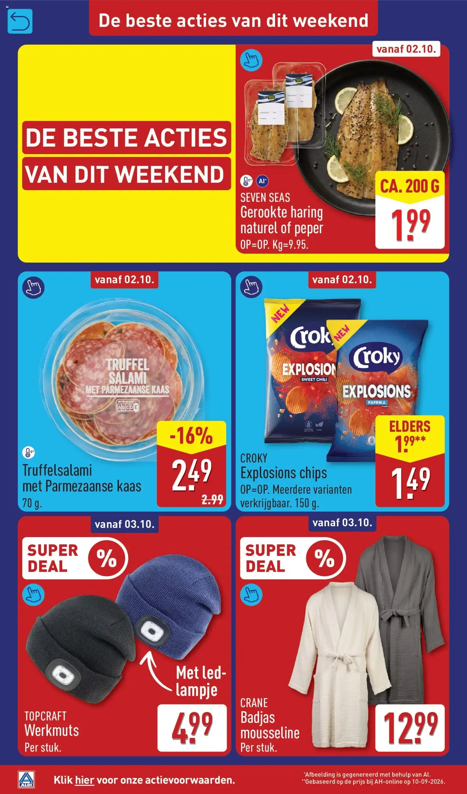 Aldi Weekend Acties van 2 oktober tot 4 oktober 2026 - Folder pagina 2