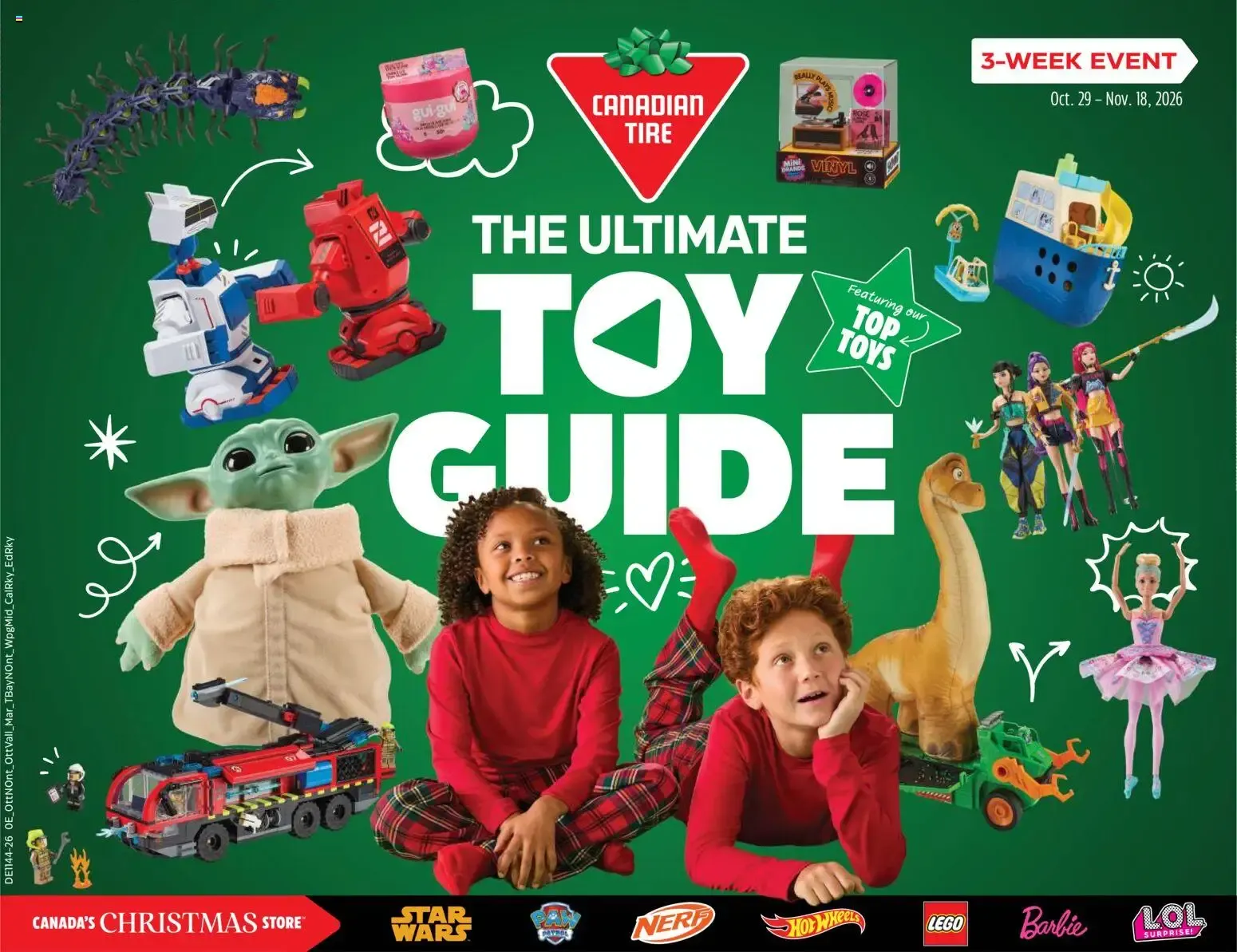 Canadian Tire flyer - The Ultimate Toy Guide from Oct 29, 2026 > weekly specials & deals from October 29 to November 18 2026 - flyer page 1