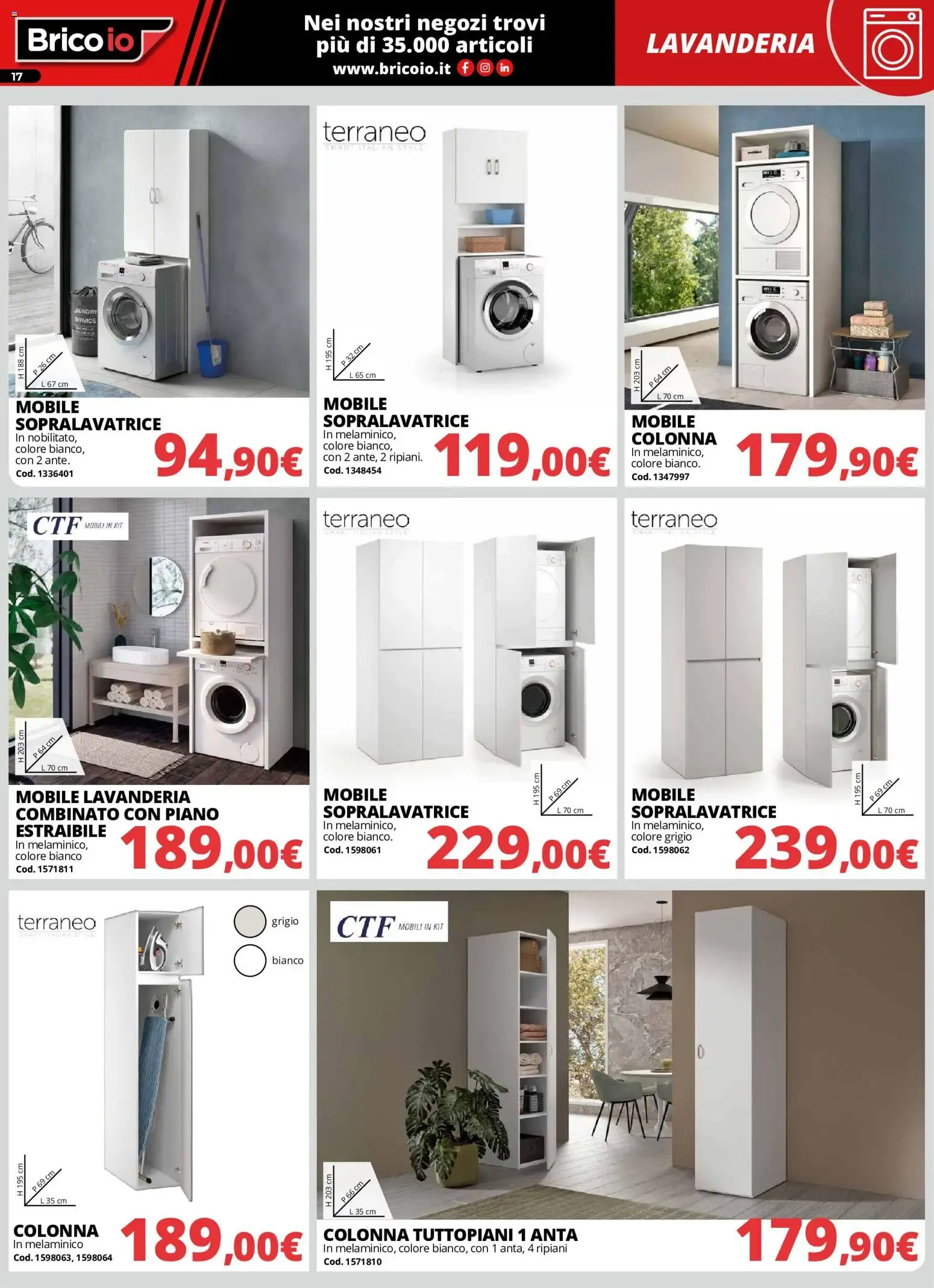 Nuovo Brico io volantino Arredo dal 01/10/2026 > offerte anteprima 🛍️ da 1 ottobre a 31 ottobre di 2026 - Pagina del volantino 17