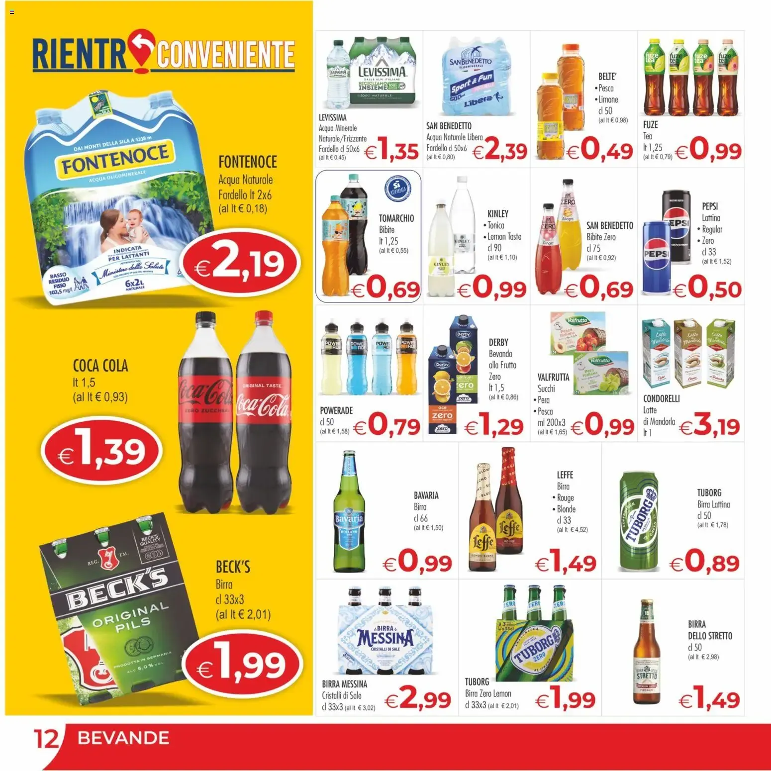 MerSi Supermercati - Rientro Conveniente - Offerte dal 26/08/2026 al 08/09/2026 da 26 agosto a 8 settembre di 2026 - Pagina del volantino 12