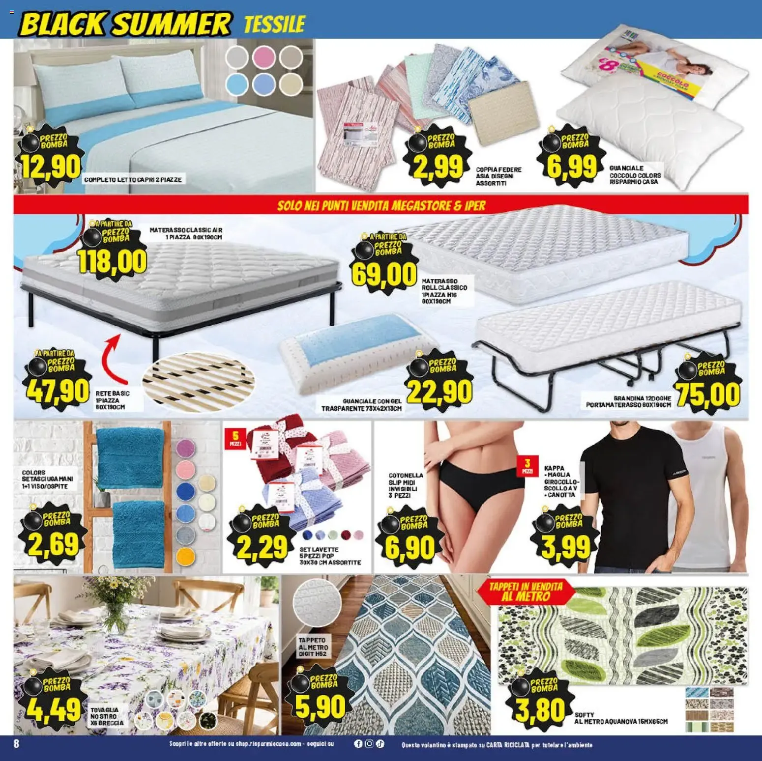 RisparmioCasa volantino dal 17/06/2026 - online Offerte da 17 giugno a 23 giugno di 2026 - Pagina del volantino 8