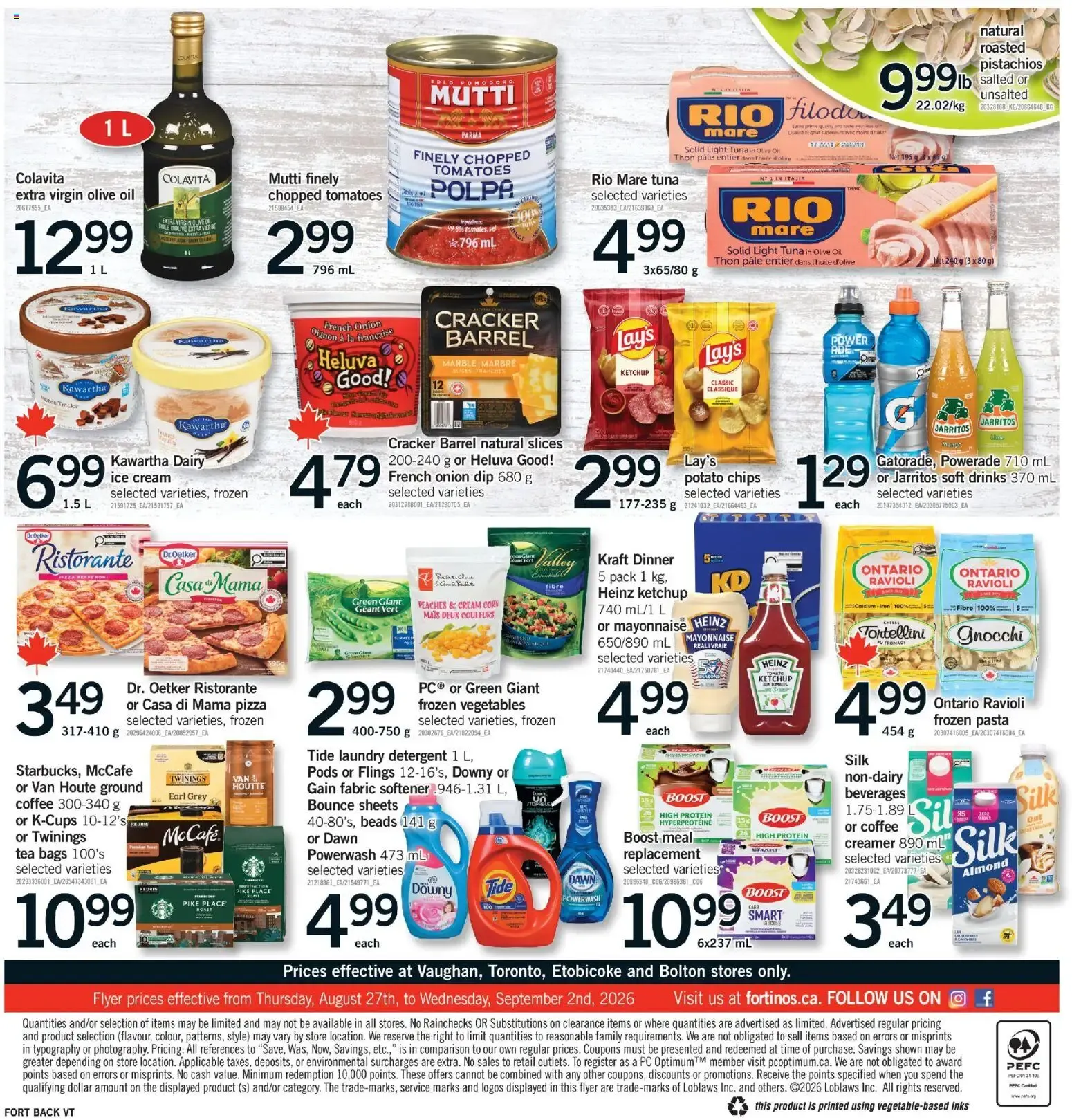 Fortinos weekly flyer / circulaire from Aug 27, 2026 > weekly specials & deals from August 27 to September 2 2026 - flyer page 2
