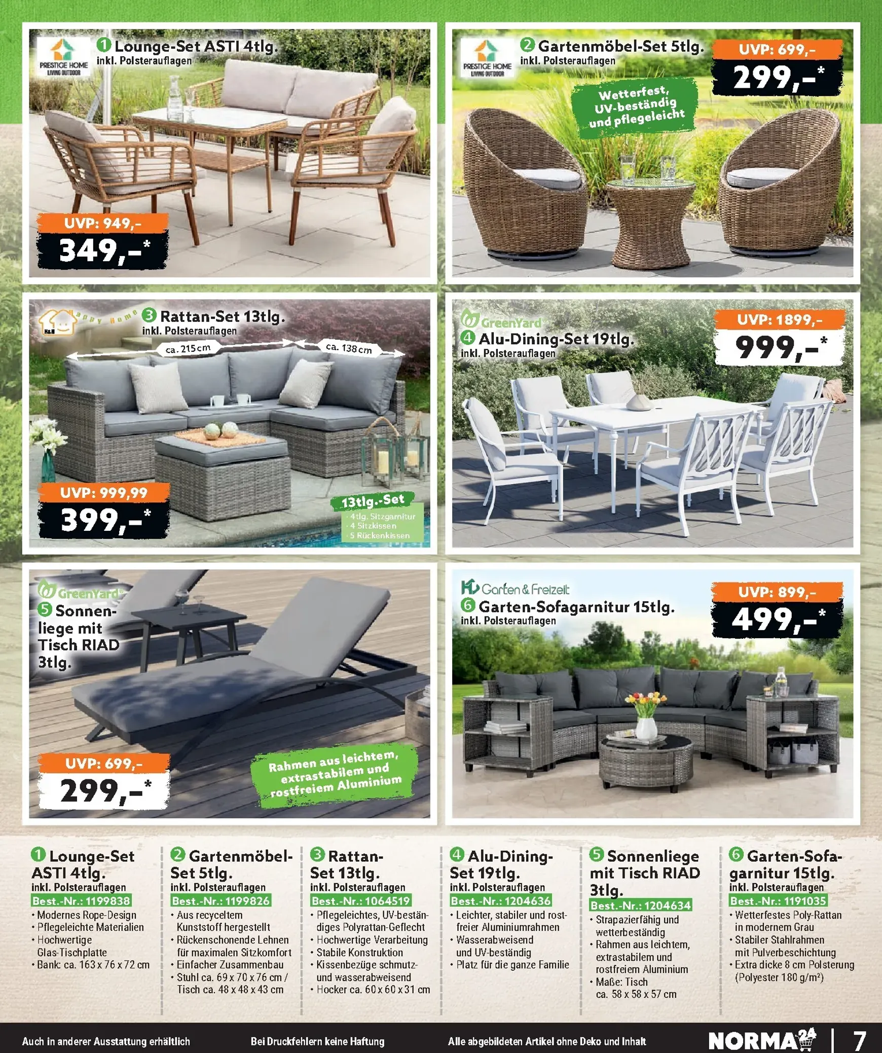 Norma - Bestellmagazin Prospekt – von Mittwoch 01.07.2026 bis Freitag 31.07.2026 von 1. Juli bis 31. Juli 2026 - Prospekt seite 7