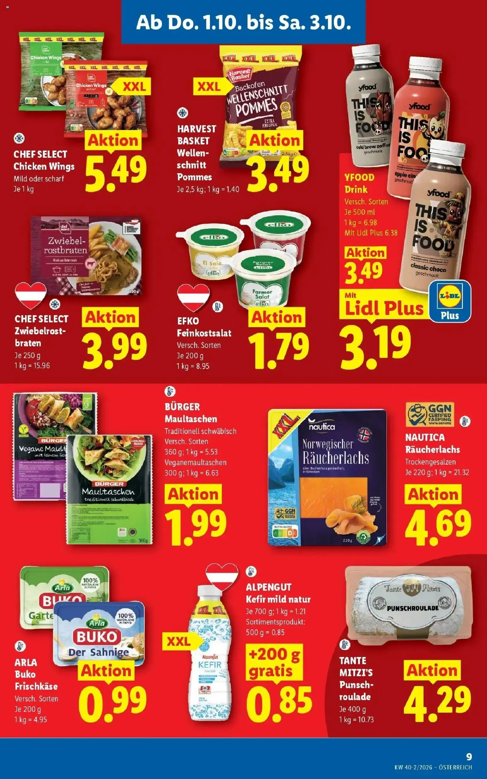 Lidl Aktion von 1. Oktober bis 3. Oktober 2026 - Flugblätt seite  11