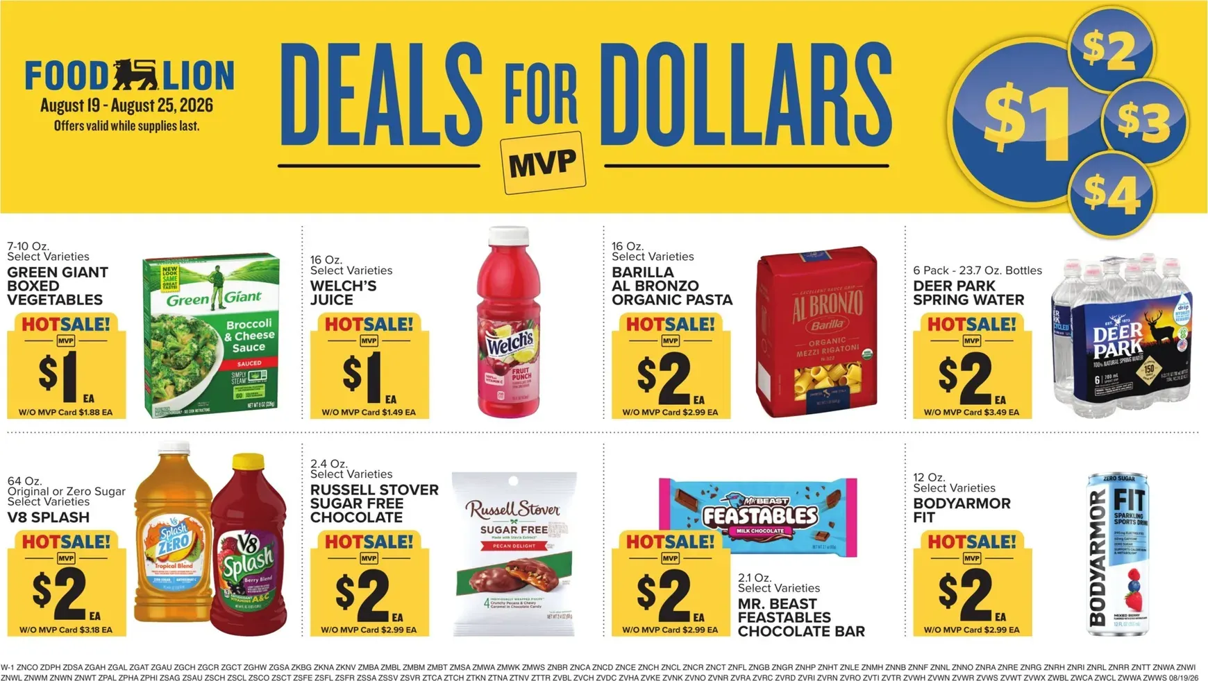 Weekly promotion Current Food Lion leaflet valid from Wednesday 08/19/2026 to Tuesday 08/25/2026 spanning from August 19 to August 25 2026 - Page 15 for Catalogue 365