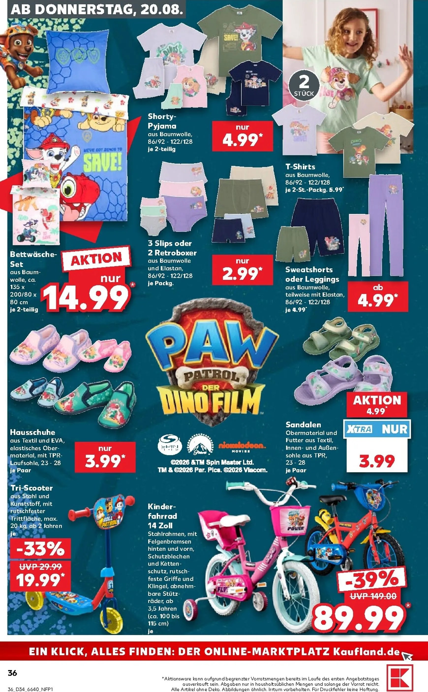 Kaufland Prospekt nächste Woche – von Donnerstag 20.08.2026 bis Mittwoch 26.08.2026 von 20. August bis 26. August 2026 - Prospekt seite 36
