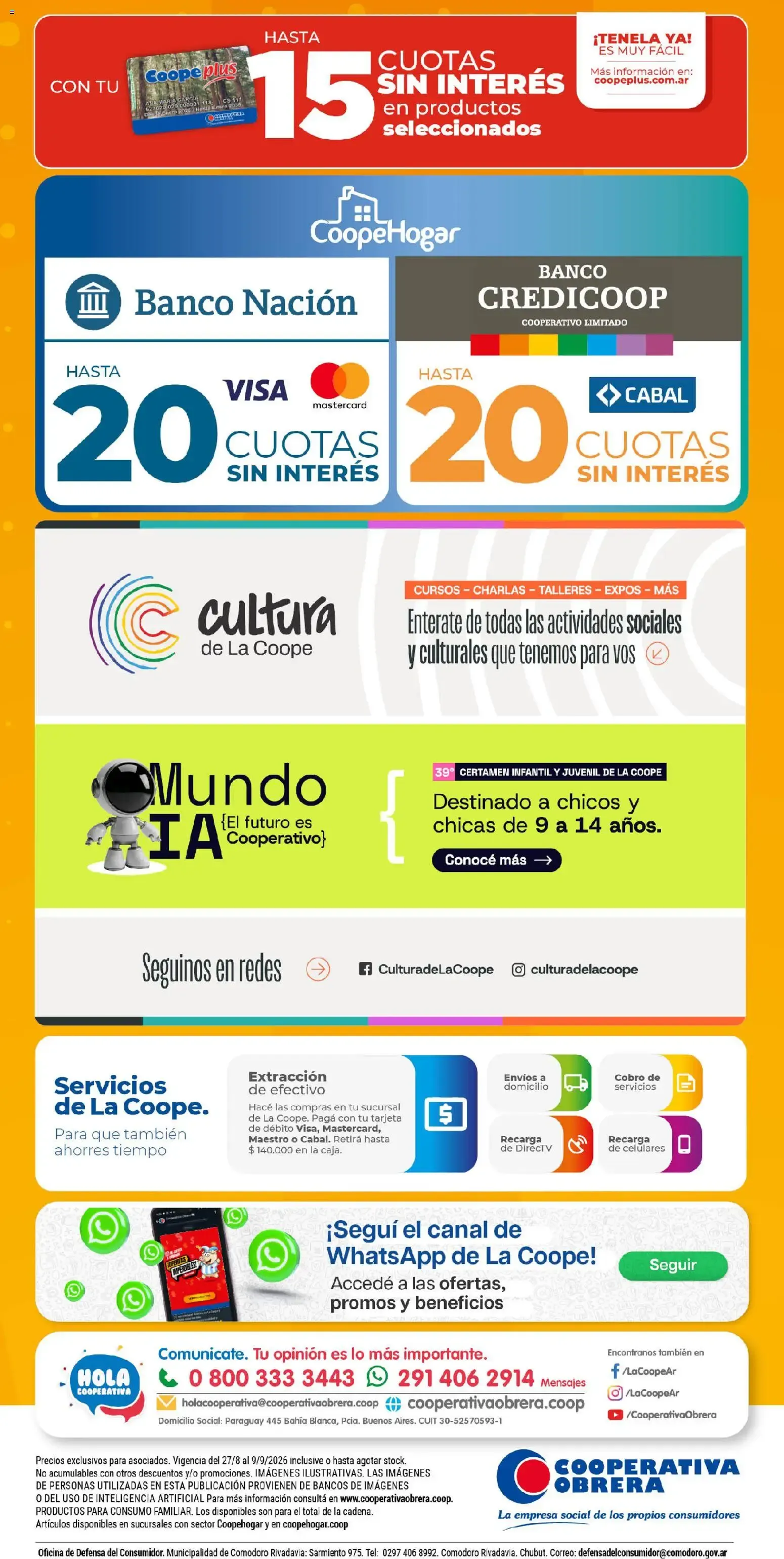 Ofertas de Cooperativa Obrera catálogo del 27/08/2026 - 09/09/2026 27 de agosto al 9 de septiembre 2026 - Página 10 del catálogo