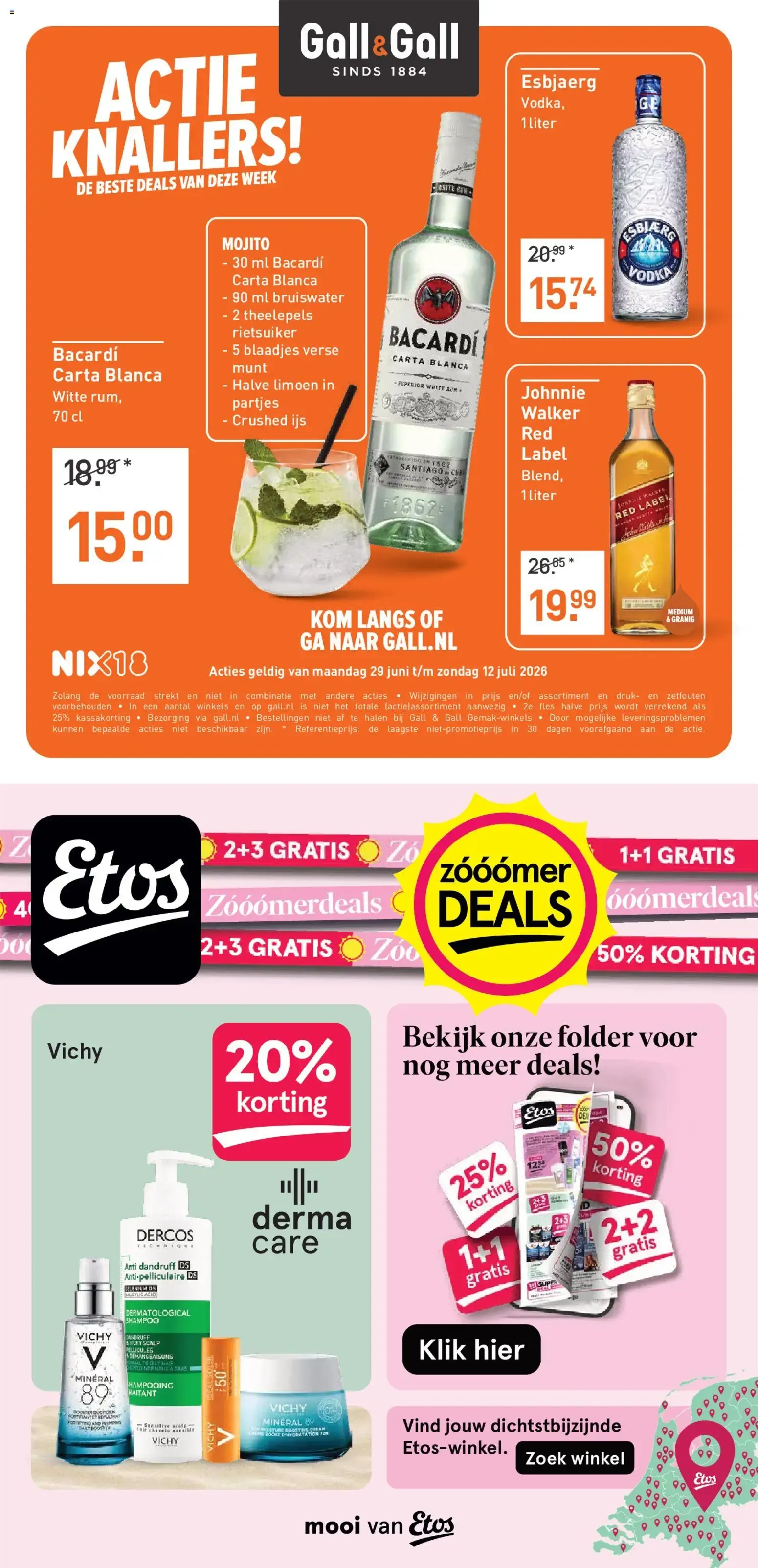 Albert Heijn Bonus: 1+1 gratis en productos Bertolli van 6 juli tot 12 juli 2026 - Folder pagina 44