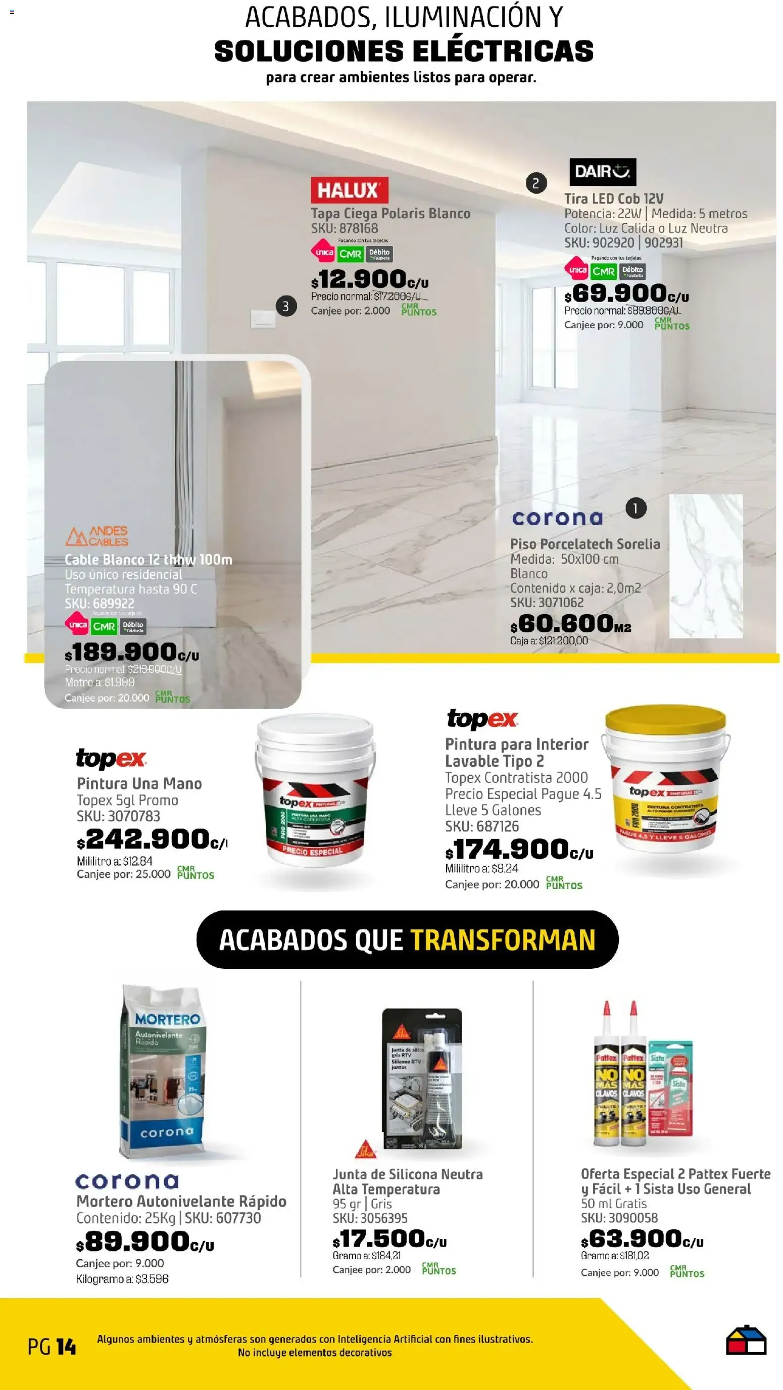 Catalogo de Homecenter catálogo La transformación es imparable desde el 08/09/2026 > Revistas Octubre 8 de septiembre al 23 de octubre 2026 - Pag 14