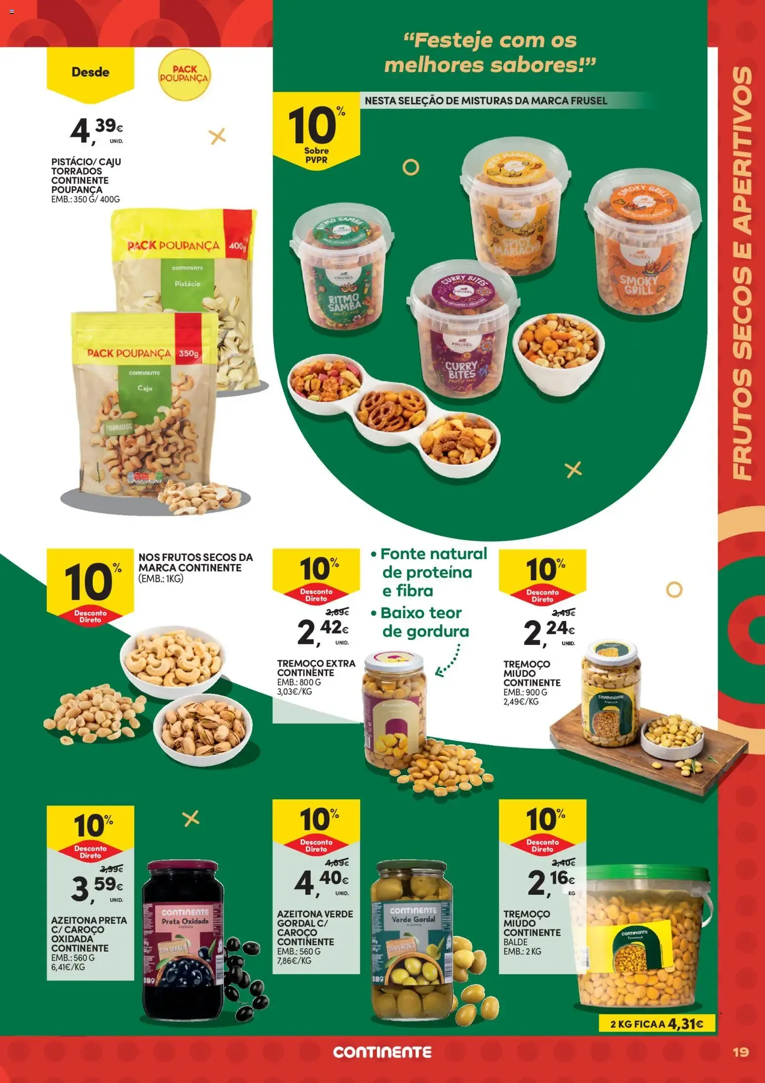 Folheto Continente - Futebol Alimenta a fome de vencer » de 09/06/2026 - 21/06/2026 de 9 de junho até 21 de junho 2026 - Pagina 19